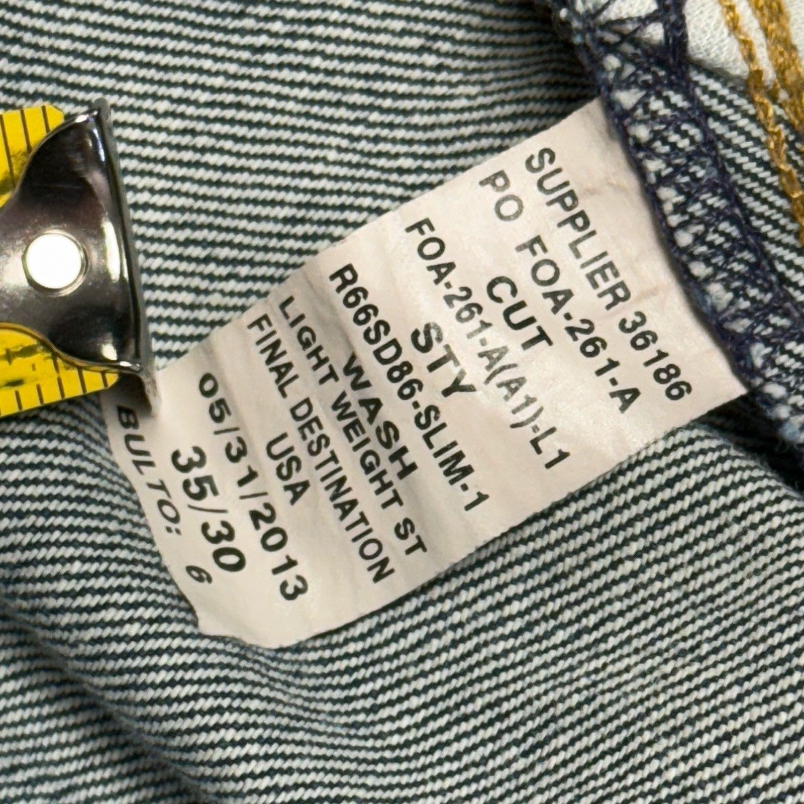 Polo Ralph Lauren Polo Ralph Lauren Jeans Slim Jeans Mens 35x30 (34x30) 318 Da Size US 35 - 10 Thumbnail