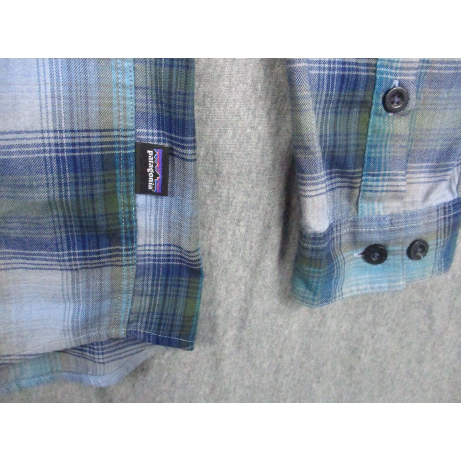 Vintage Kuhl The Law Flannel Shirt Plaid Blue Men's Medium Long Sleeve Shirt M Blue Plaid Logo Button-Up Casual Size US M / EU 48-50 / 2 - 3 Thumbnail