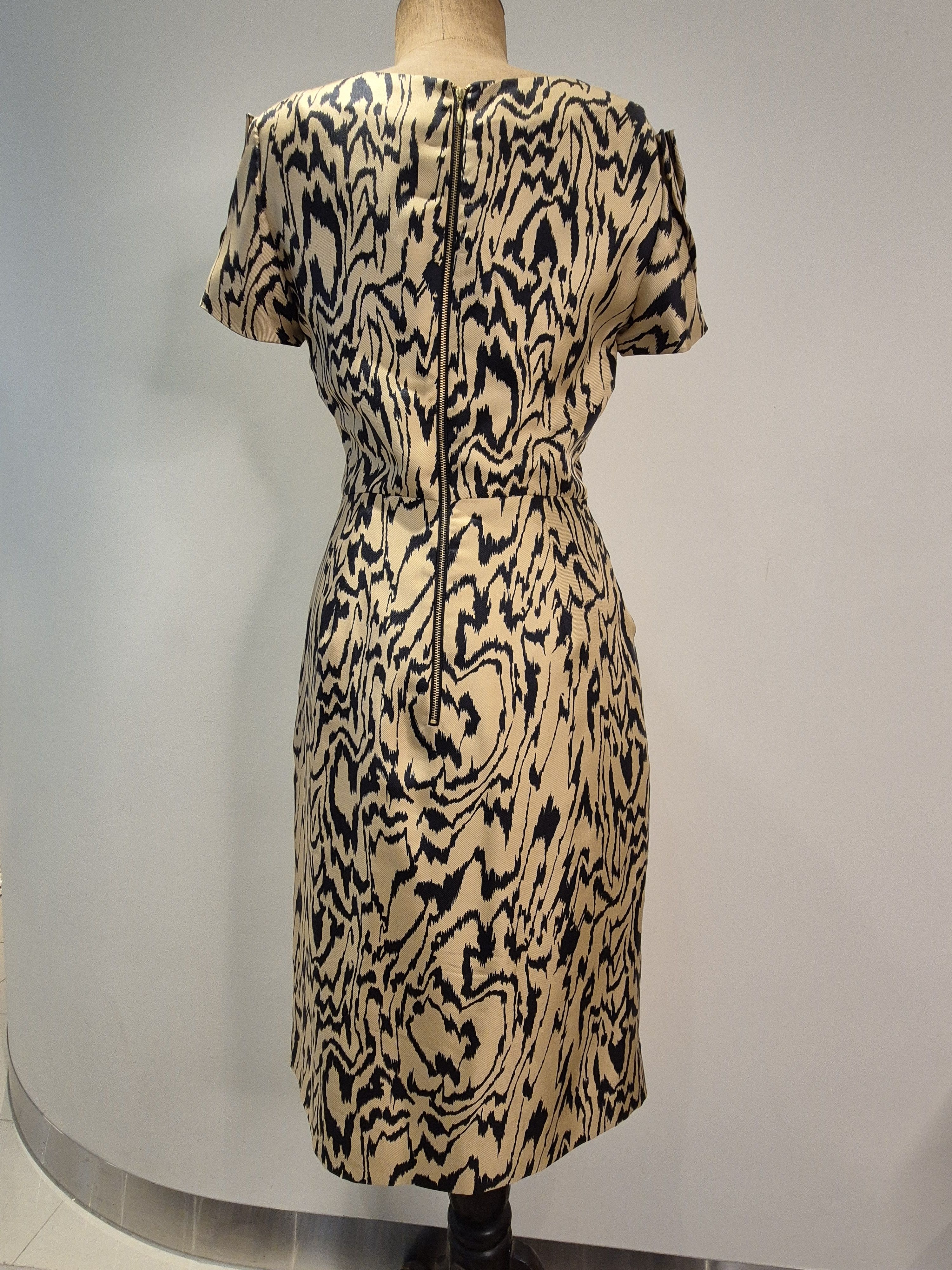 Temperley London Silk tiger print, fitted dress Size S / US 4 / IT 40 - 3 Thumbnail