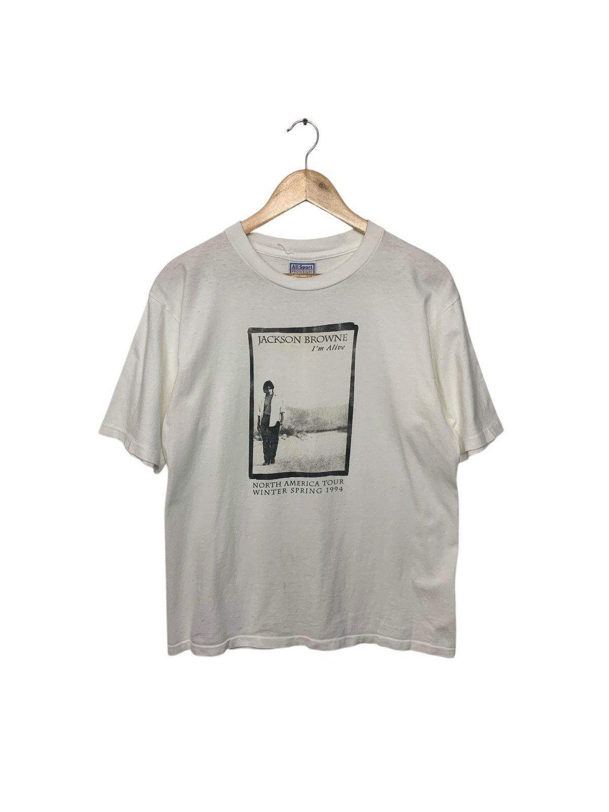 Band Tees × Other × Vintage Vintage 1994 Winter Spring Jackson Browne T Shirt Size US L / EU 52-54 / 3 - 1 Thumbnail
