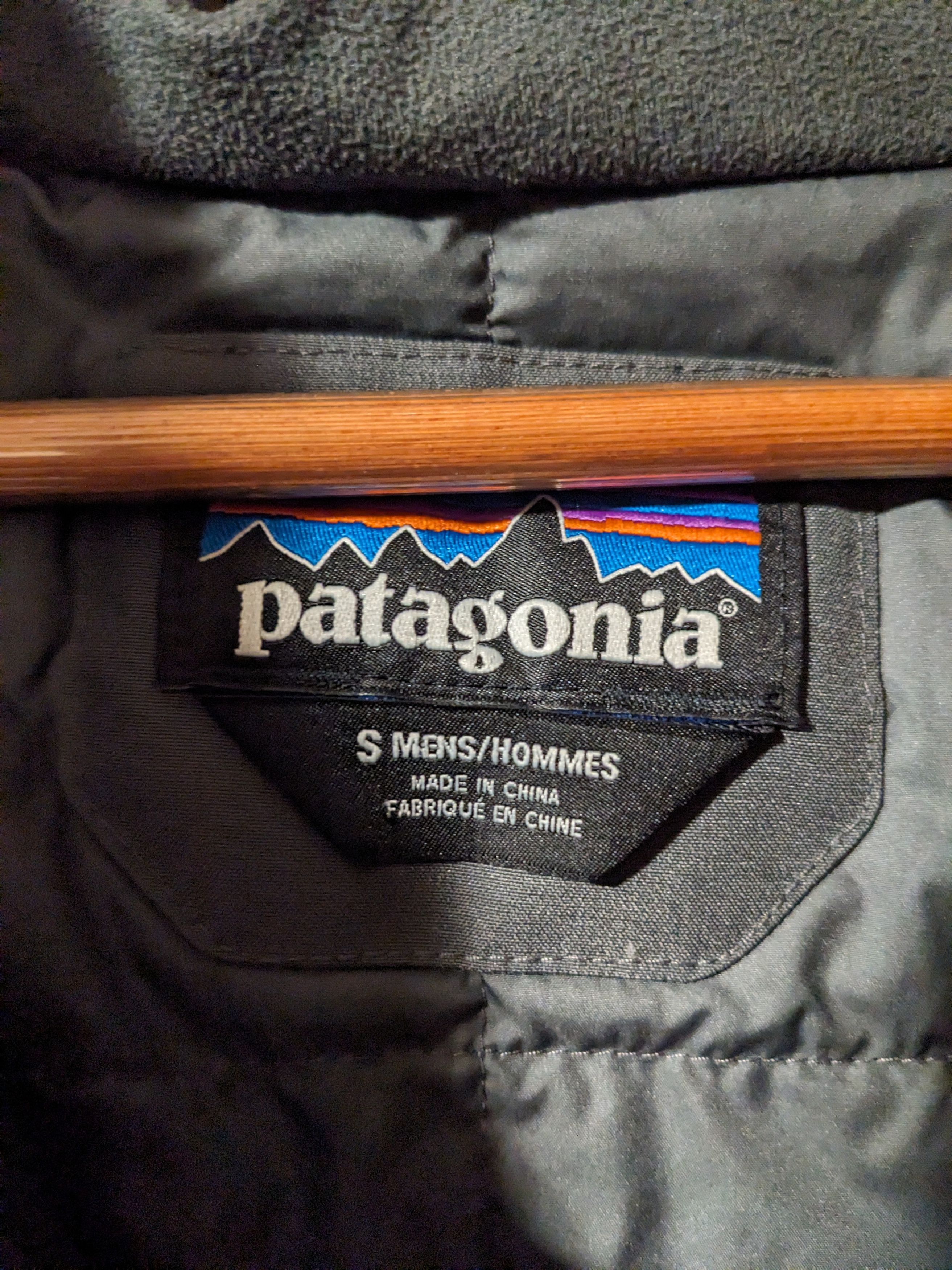 Designer × Patagonia Patagonia Mens Forge Grey Small Wanaka Down Jacket Size US S / EU 44-46 / 1 - 3 Thumbnail