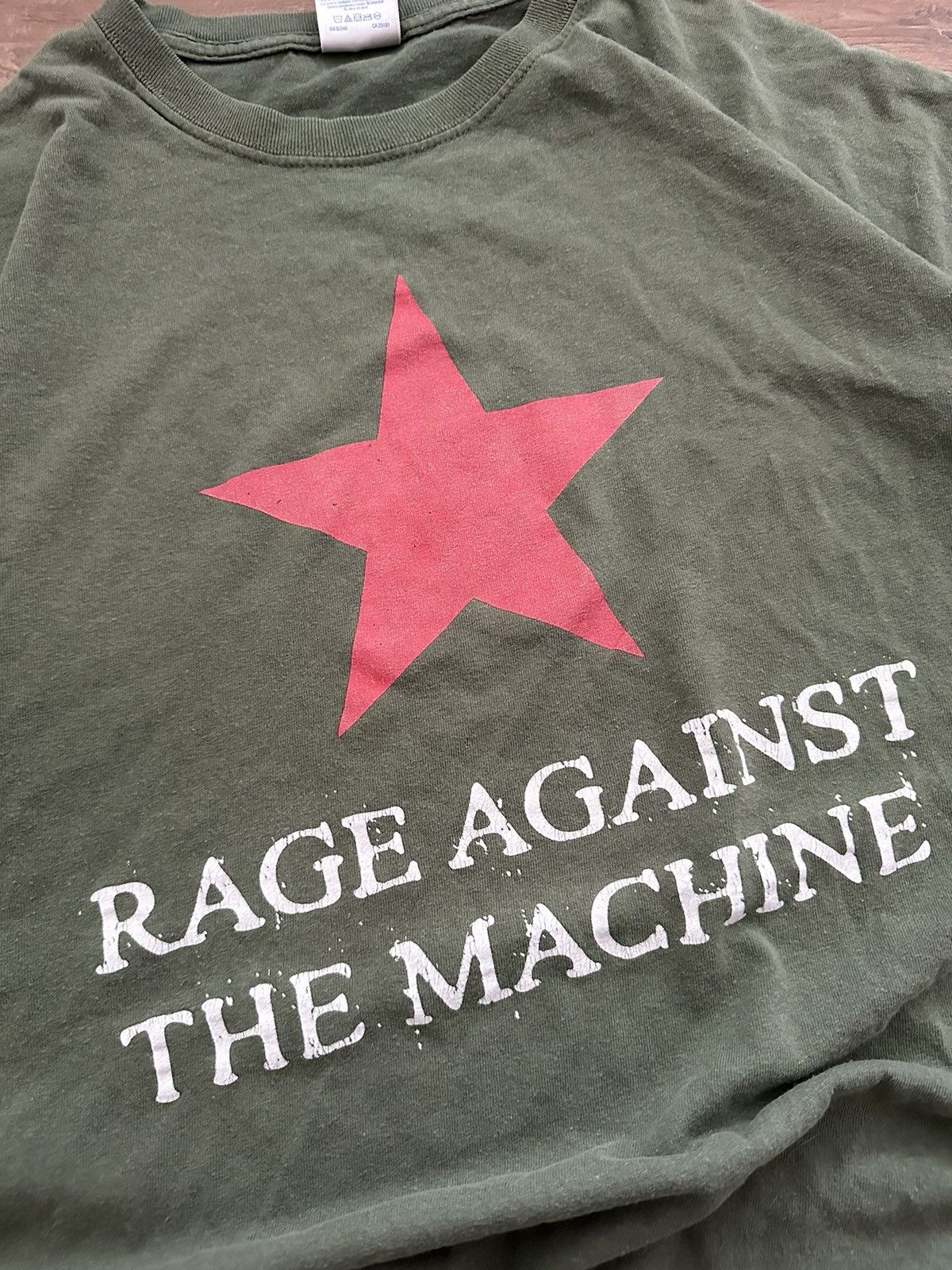 Band Tees 🔥VINTAGE RAGE AGAINST THE MACHINE 00’S STAR LOGO T-SHIRT🔥 Size US XL / EU 56 / 4 - 2 Thumbnail