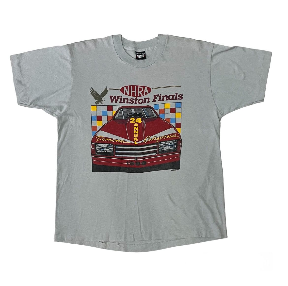 NASCAR × Vintage Vintage 1988 NHRA Winston Final T-shirt Size US XL / EU 56 / 4 - 1 Thumbnail