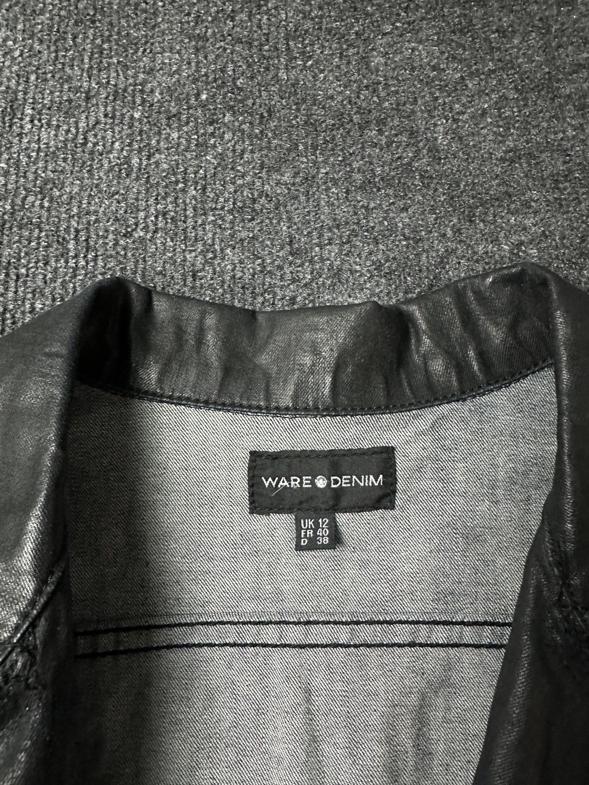 Other 🚨Y2K RICK OWENS TYPE DIRTY SLIM FIT ZIP DENIM JACKET Size M / US 6-8 / IT 42-44 - 6 Thumbnail