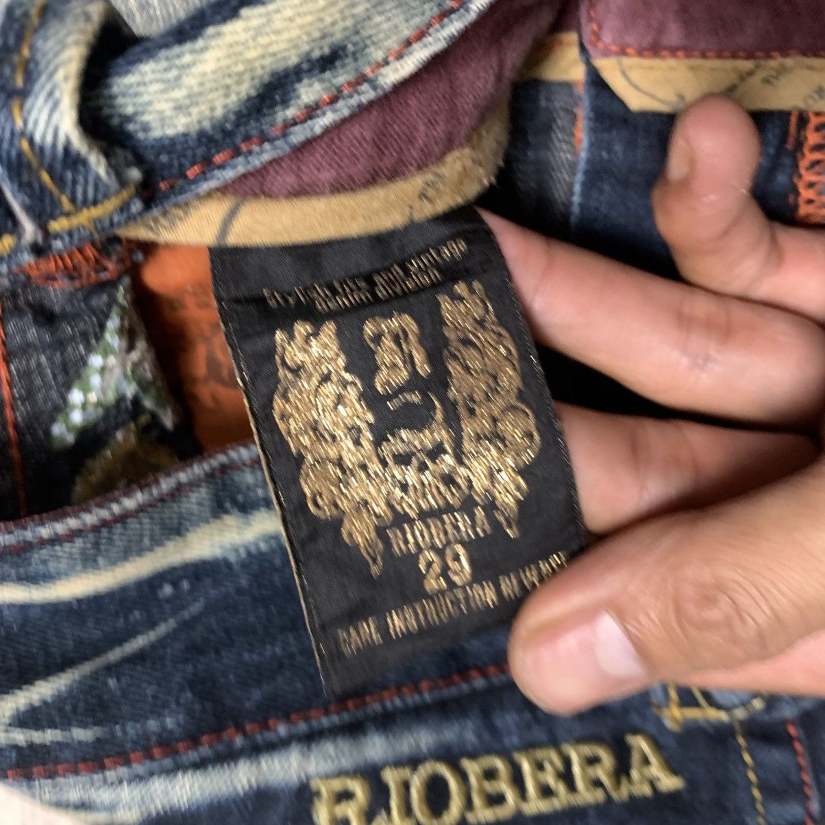 If Six Was Nine 2000s japanese archive Flared denim jeans Size US 34 / EU 50 - 7 Thumbnail