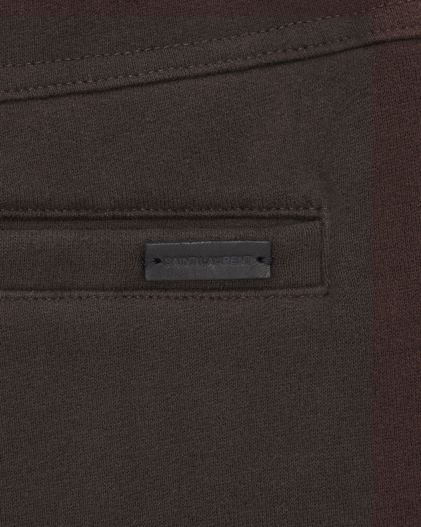 Saint Laurent Paris o1bcso1str1124 Wide Leg Sweatpants In Fleece in Brown Size US 36 / EU 52 - 3 Thumbnail