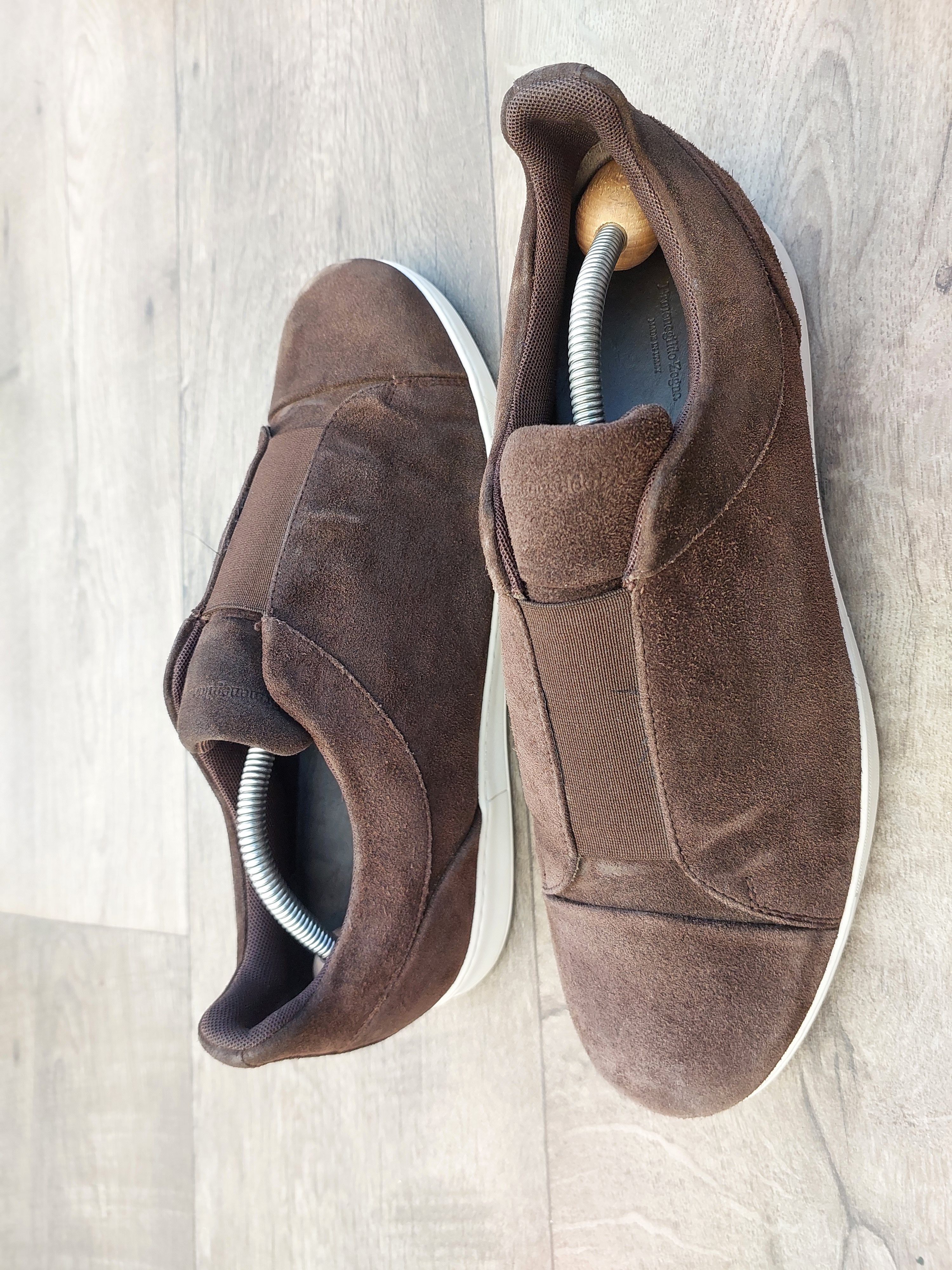 Ermenegildo Zegna Zegna Triple Stitch slip-on sneakers Size US 9.5 / EU 42-43 - 5 Thumbnail