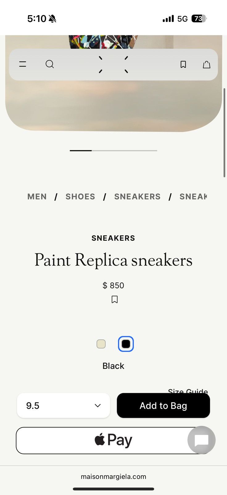 Maison Margiela Maison Margiela Paint Replica sneakers Size US 9.5 / EU 42-43 - 2 Thumbnail