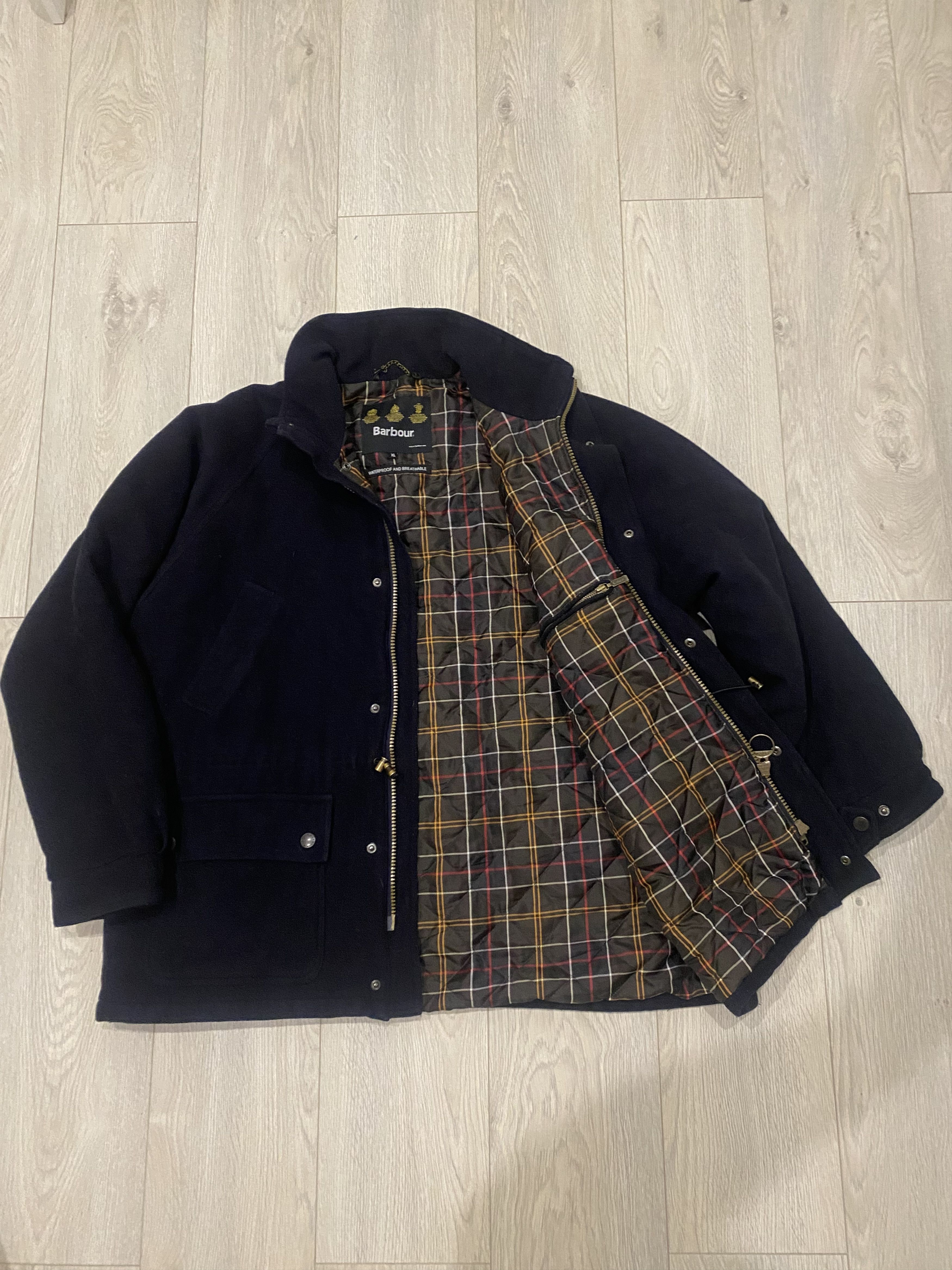Barbour Barbour Wool Waterproof and Breathable Parka Size US XL / EU 56 / 4 - 2 Thumbnail