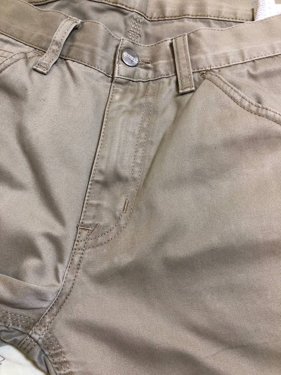 Carhartt Carhartt Double Knee Khaki Carpenter Cargo Pants Size US 33 - 8 Thumbnail
