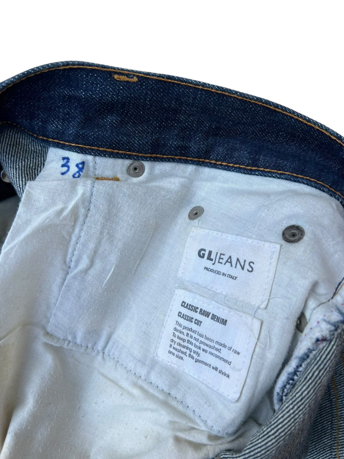 Helmut Lang 90s Helmut Lang GLJeans Classic Cut Raw Denim MuddyJeans Size US 33 - 22 Thumbnail