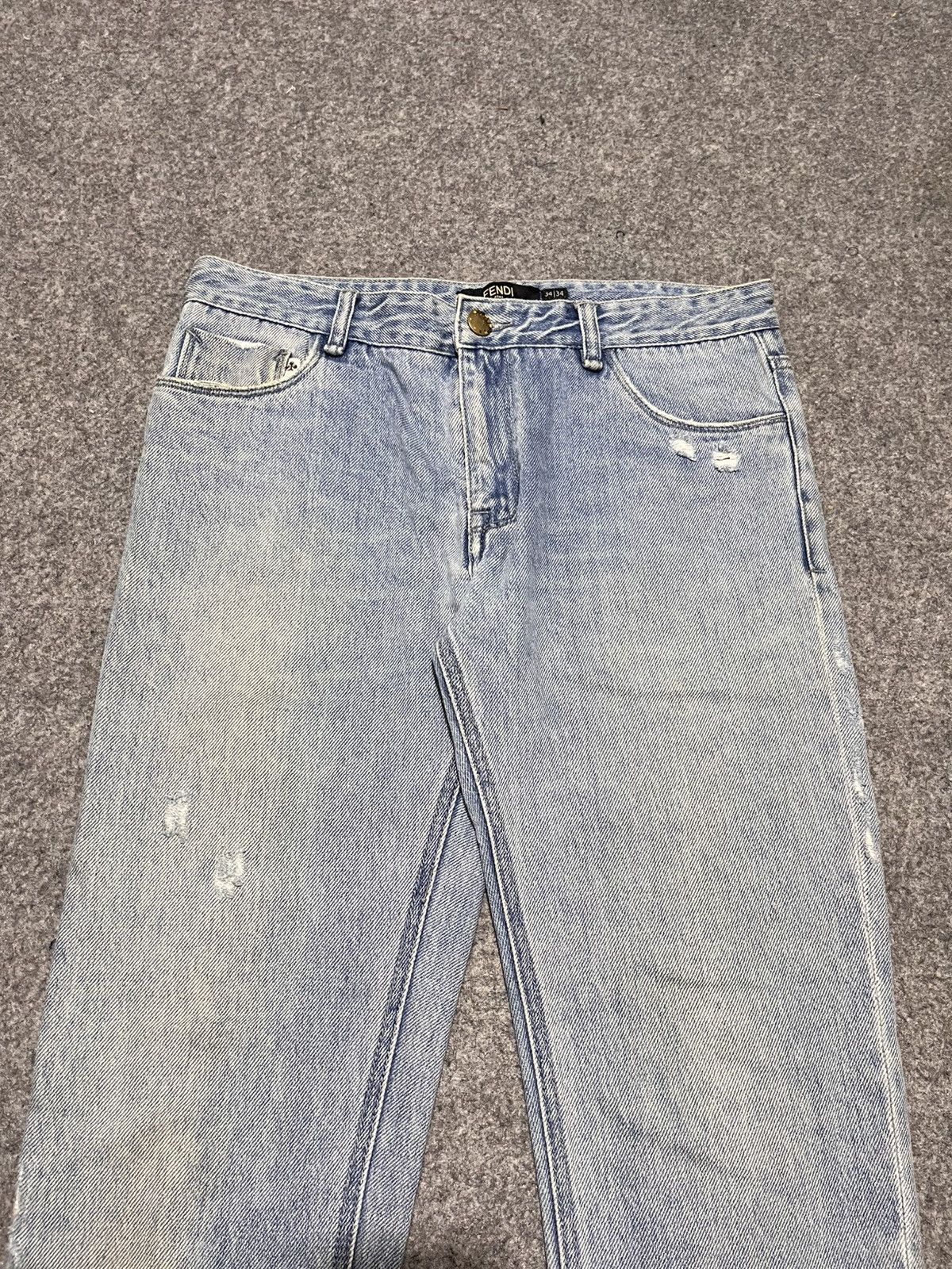 Fendi Fendi Fiend Ripped Jeans Pants Size US 34 / EU 50 - 11 Thumbnail
