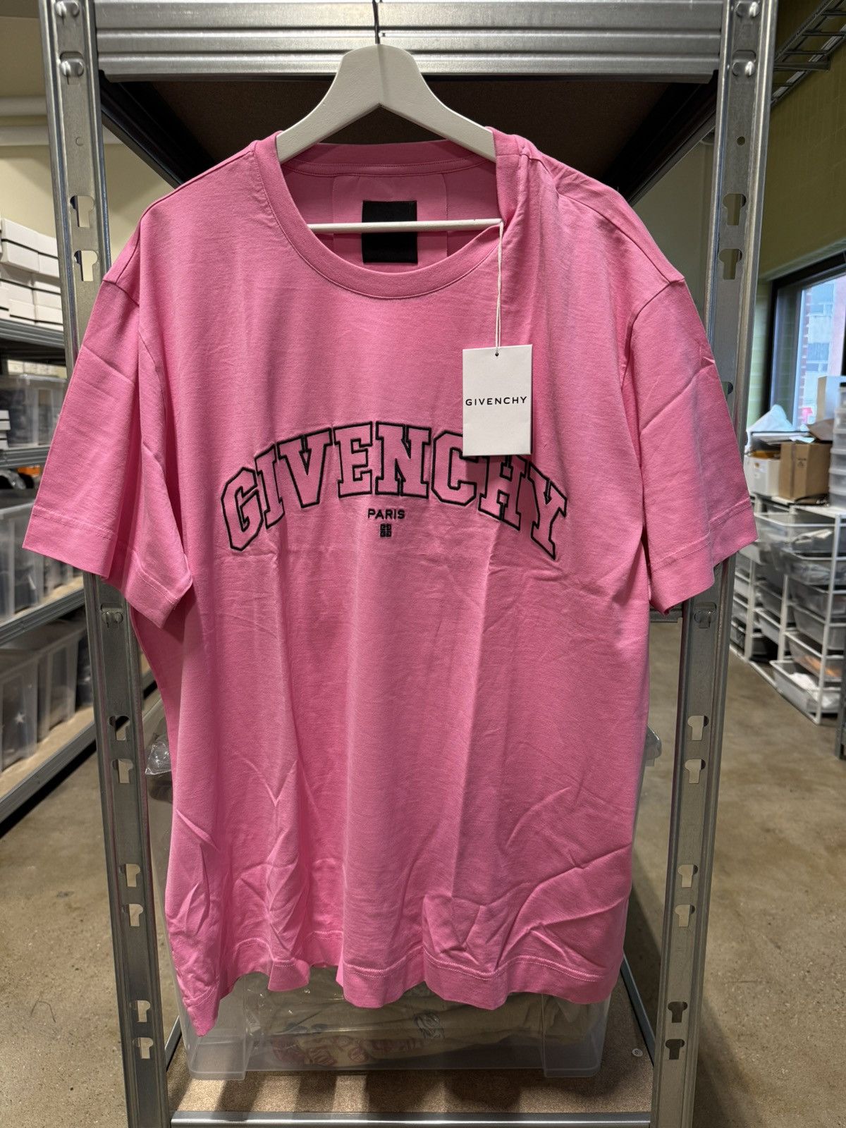 Givenchy Givenchy Logo Embroidery T-Shirt NEW 600$ Size US XXL / EU 58 / 5 - 1 Thumbnail