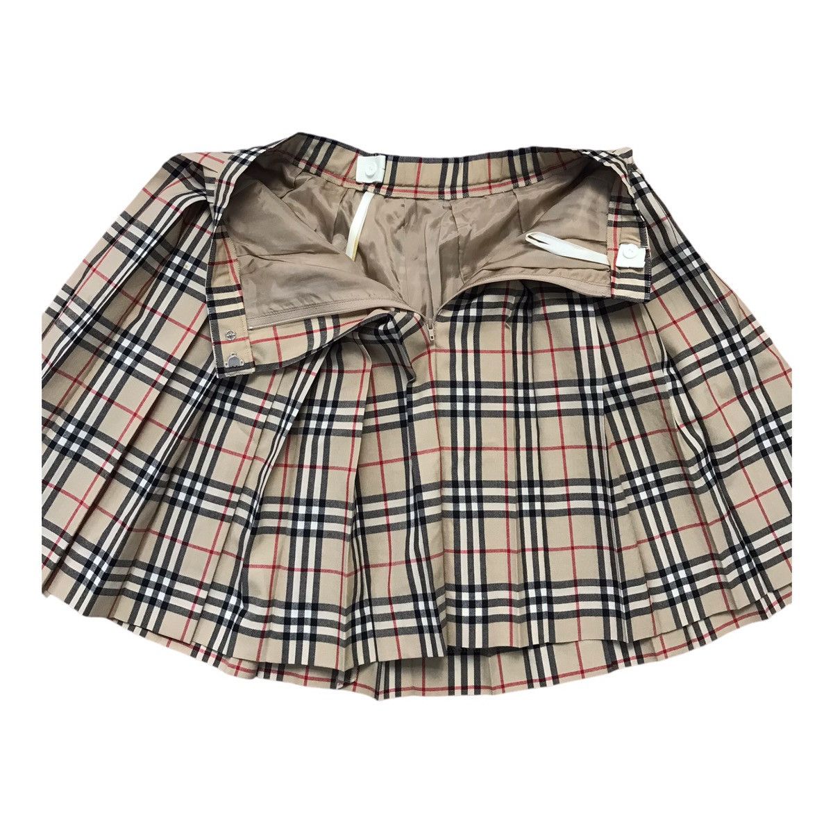 Burberry × Japanese Brand × Vintage Burberry Nova Check WoolSkirt Size 24" / US 00 / IT 34 - 2 Thumbnail