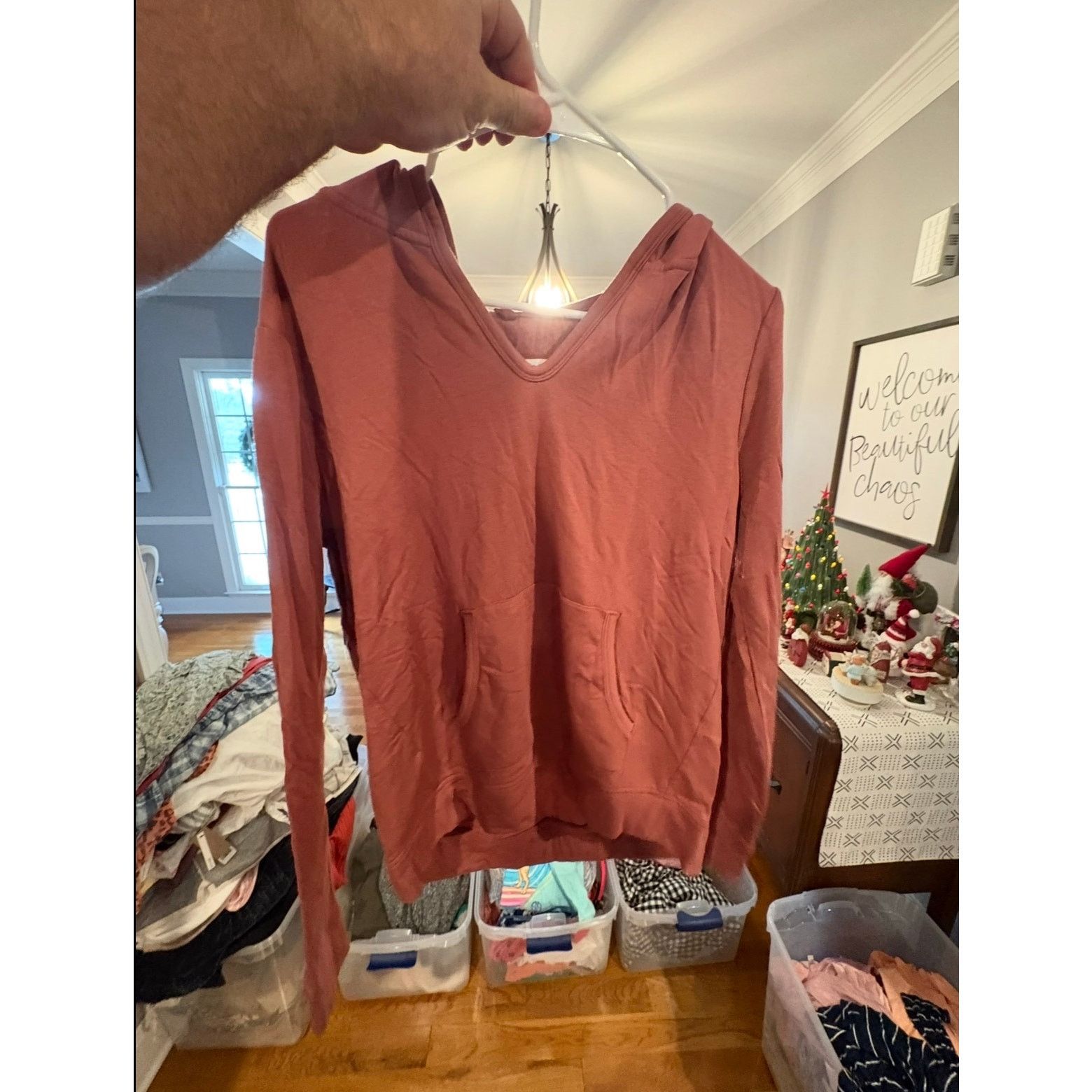 Lou & Grey Lou & Grey for LOFT Dusty Rose Tunic Small Long Sleeve Size S / US 4 / IT 40 - 2 Thumbnail