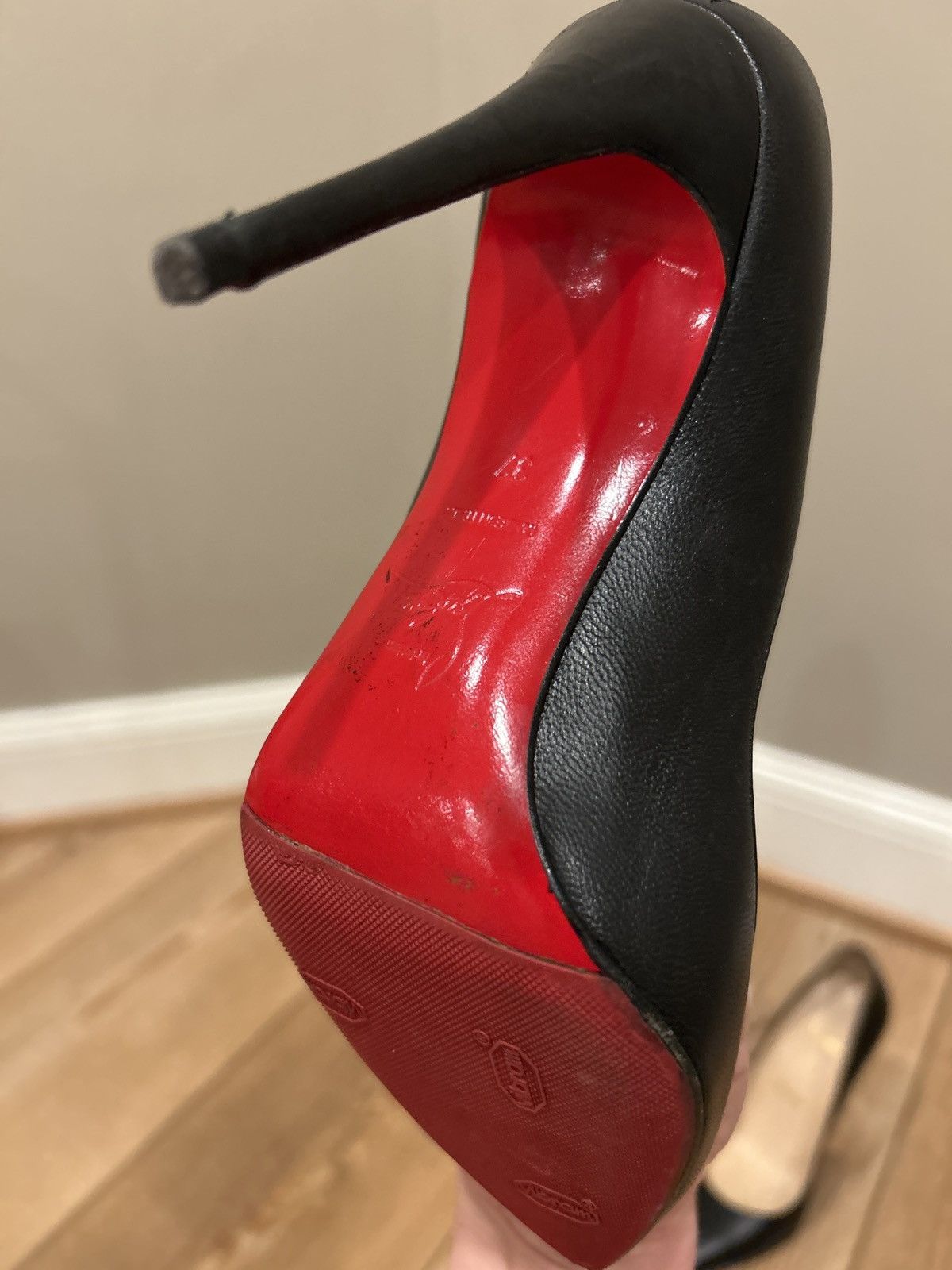 Christian Louboutin Pigalle 100mm Pumps Size US 7 / IT 37 - 5 Thumbnail