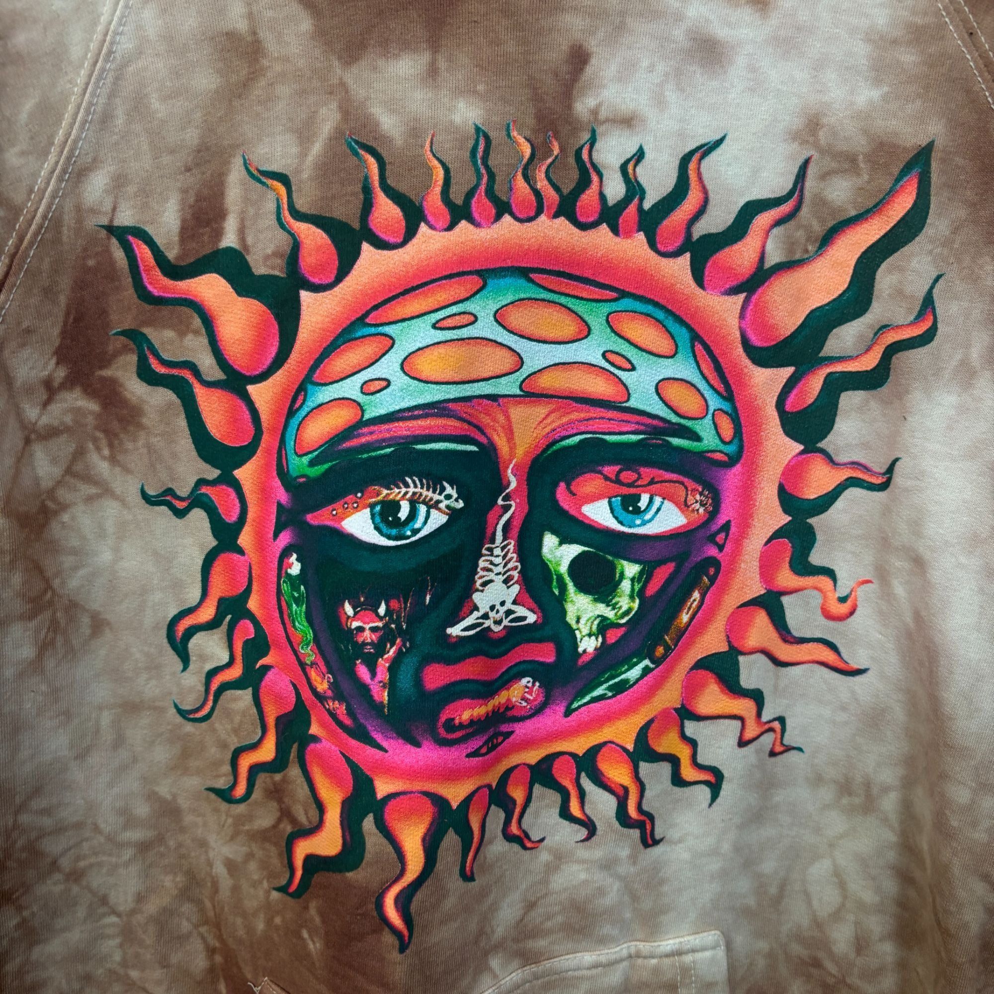 Sublime Sublime 1995 Summer Tour Tie Dye Ska Rock Band Hoodie Small Size US S / EU 44-46 / 1 - 2 Thumbnail