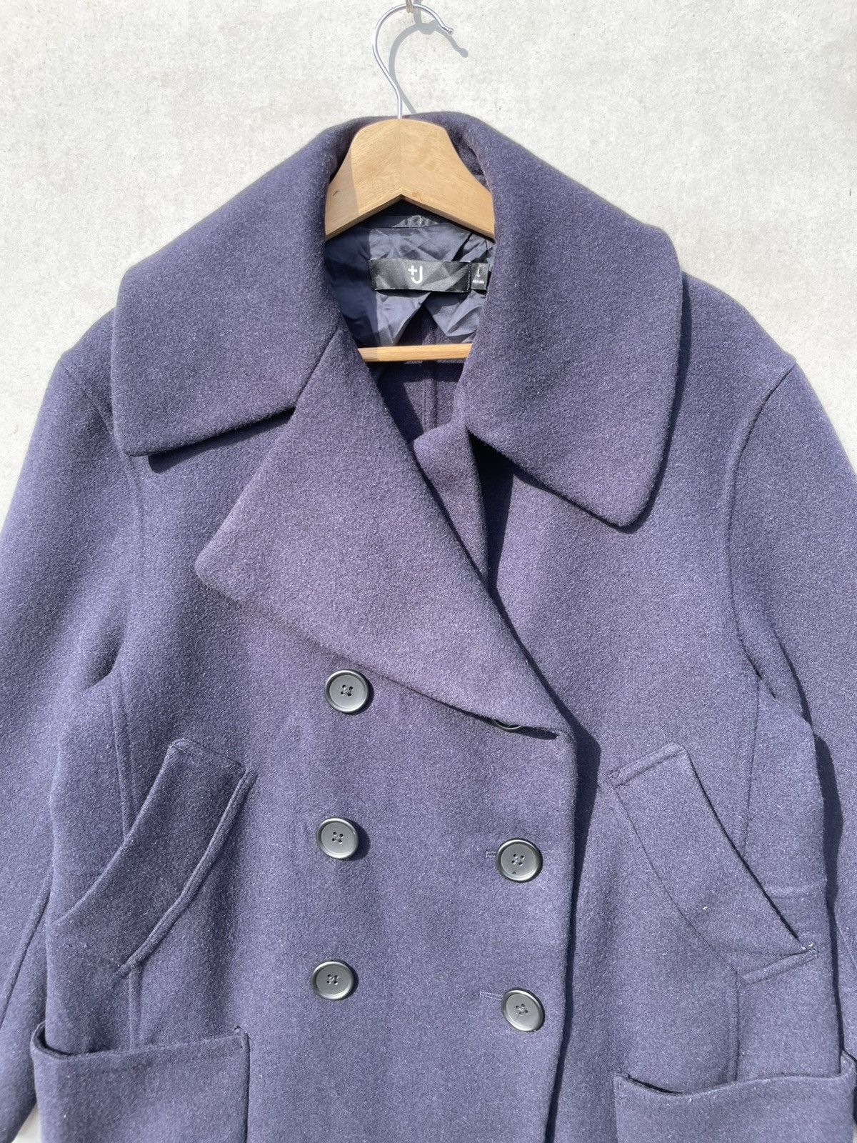 Jil Sander 🔥Accept Binding Offer🔥 Jil Sander Double Face Pea Coat Wool Size US L / EU 52-54 / 3 - 5 Thumbnail