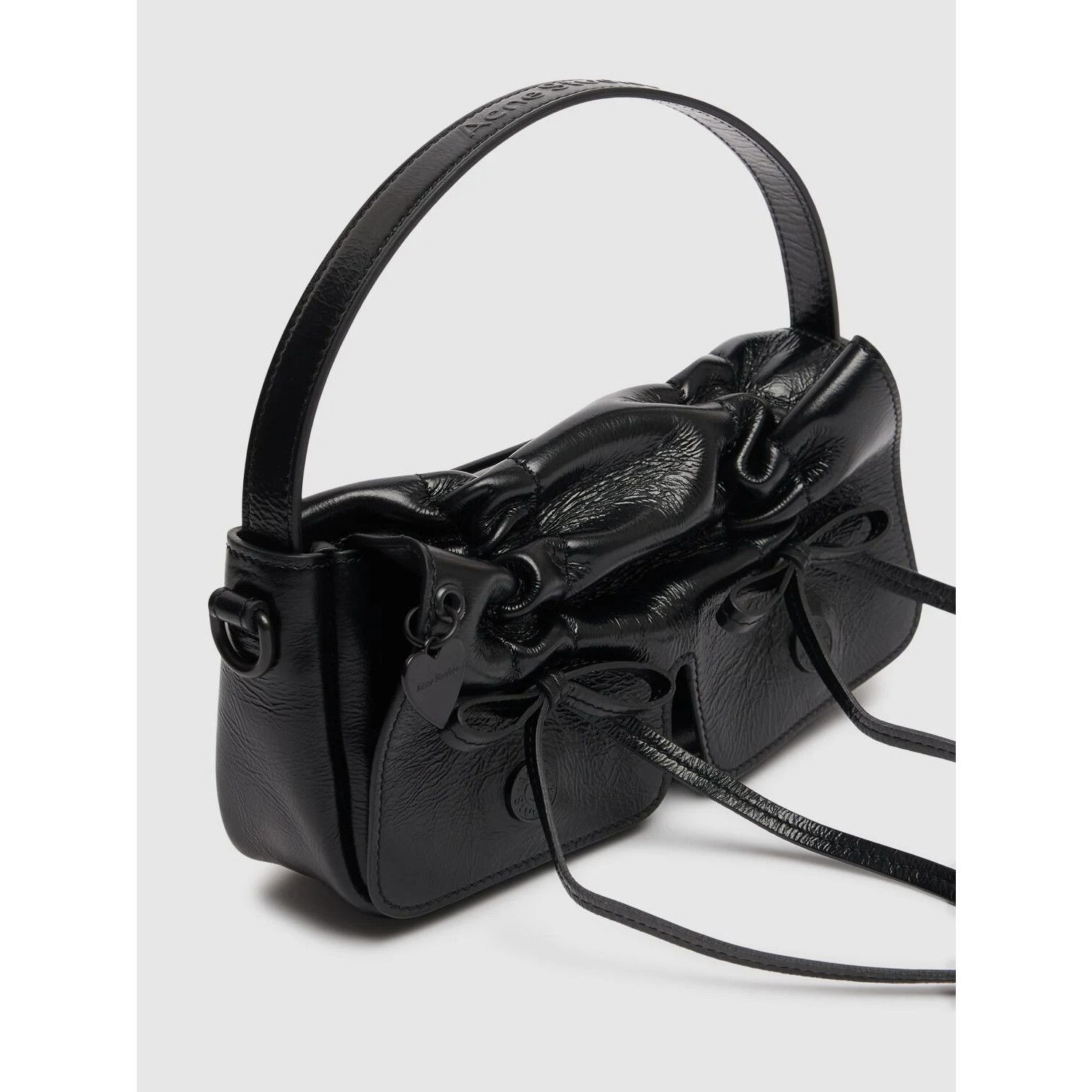 Acne Studios ACNE STUDIOS Multipocket Micro $1150 Black Leather Shoulder Size ONE SIZE - 2 Thumbnail