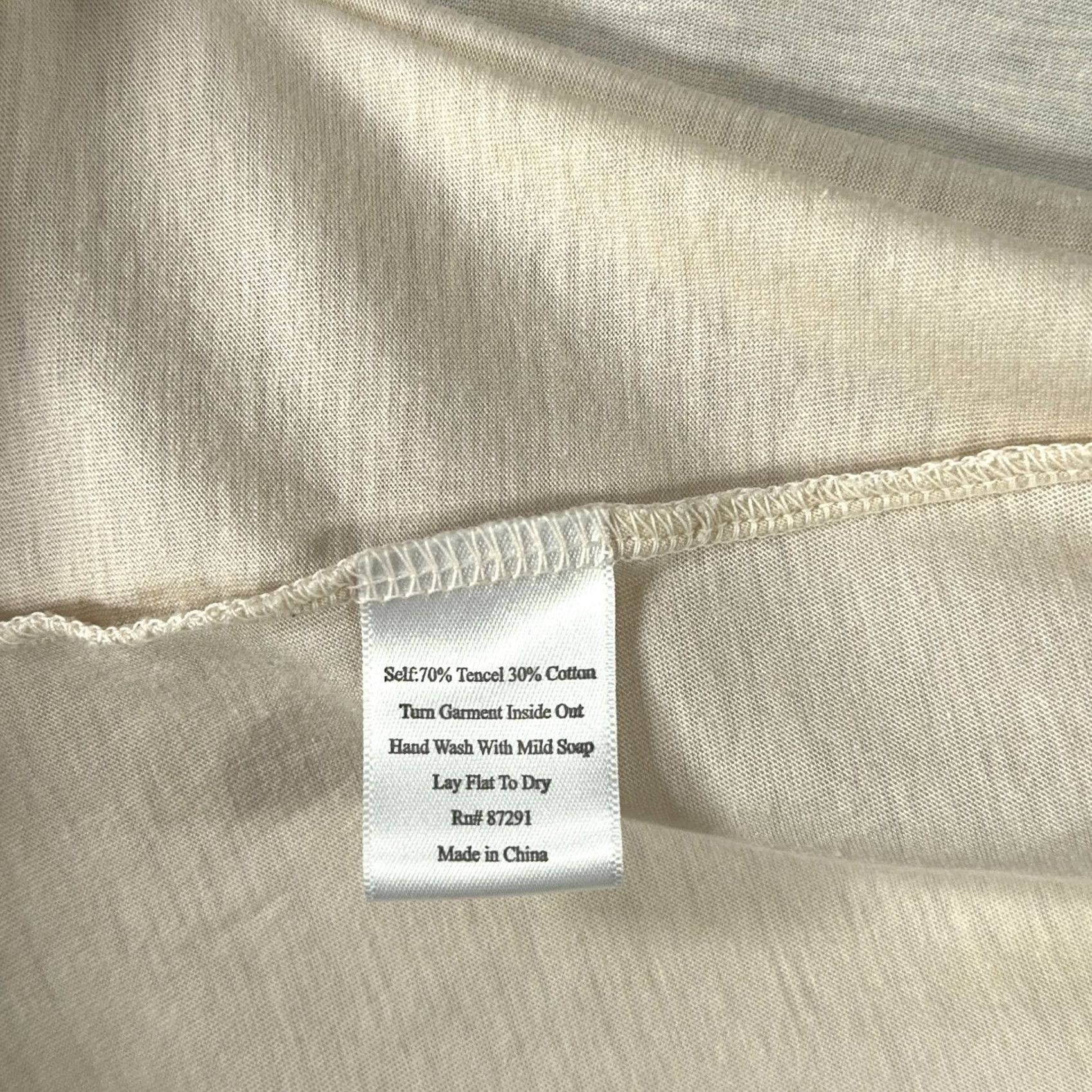 Johnny Was Johnny Was Blouse Kimono Medium Ivory Lightweight Open Front Ruffle Casual Sleeve Women Size M / US 6-8 / IT 42-44 - 4 Thumbnail
