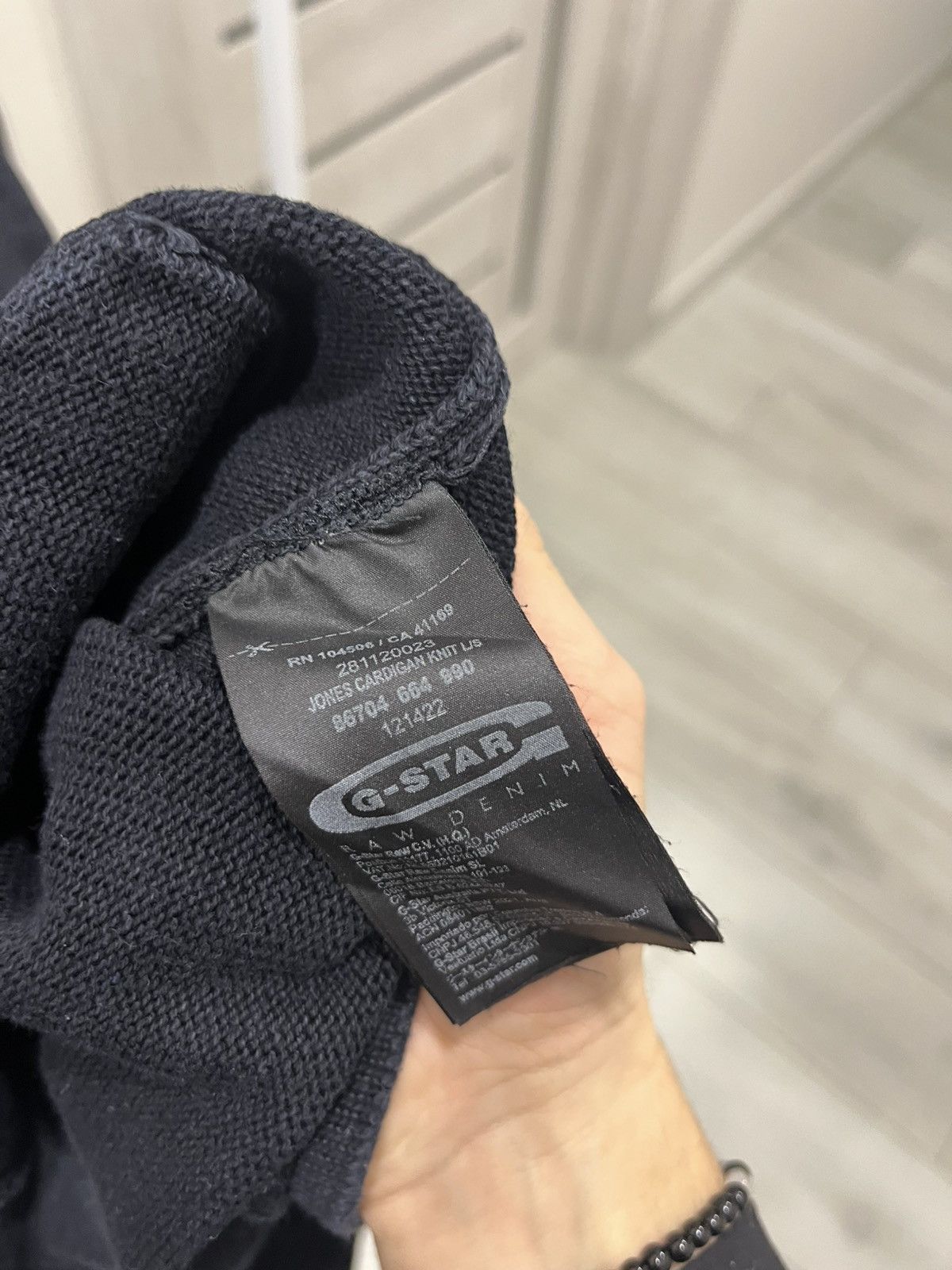 G-Star G Star Cardigan Sweater Harm Vest Size M Shawl Collar Size US M / EU 48-50 / 2 - 5 Thumbnail