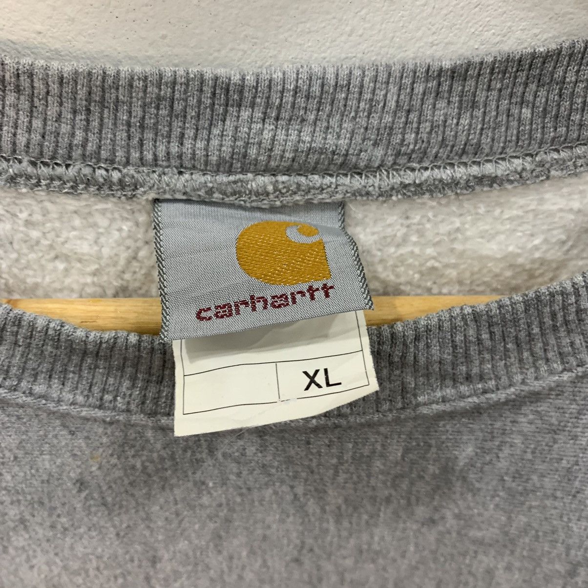 Carhartt Vintage Carhartt Grey Sweatshirt Embroidery Logo Size Xl Size US XL / EU 56 / 4 - 4 Thumbnail