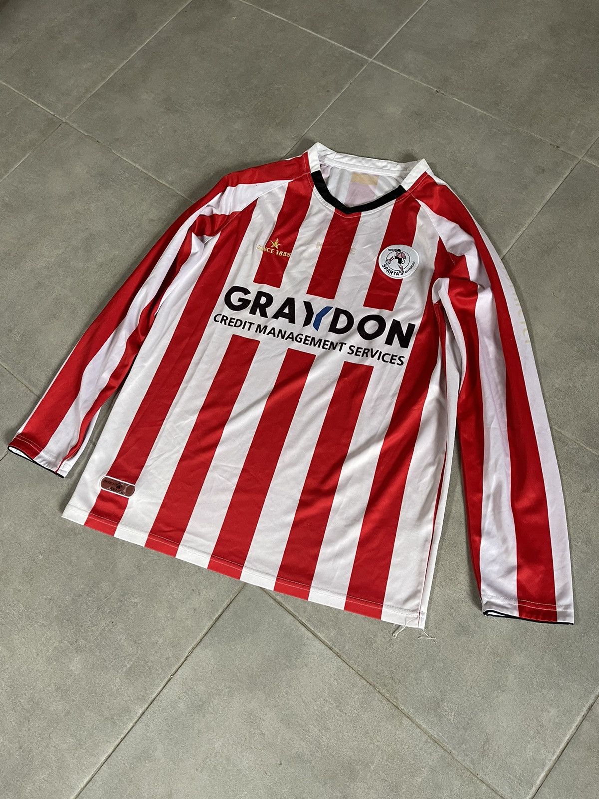Vintage Kelme Sparta Rotterdam #11 Vintage Longsleeve jersey Size US M / EU 48-50 / 2 - 2 Thumbnail