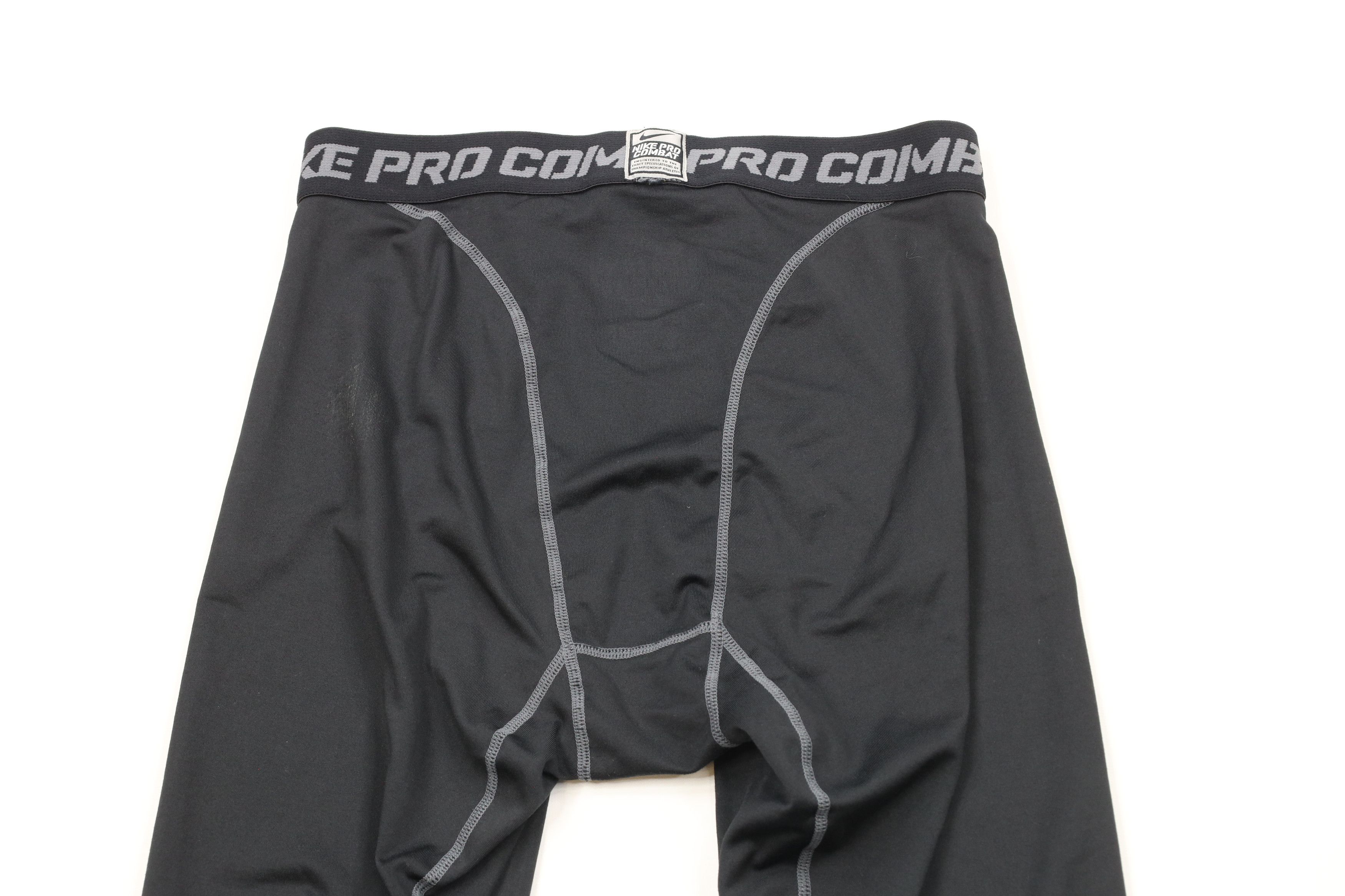 Nike × Vintage Nike Pro Combat Fit Training Gym Spandex Tights Pants Size US 36 / EU 52 - 10 Thumbnail
