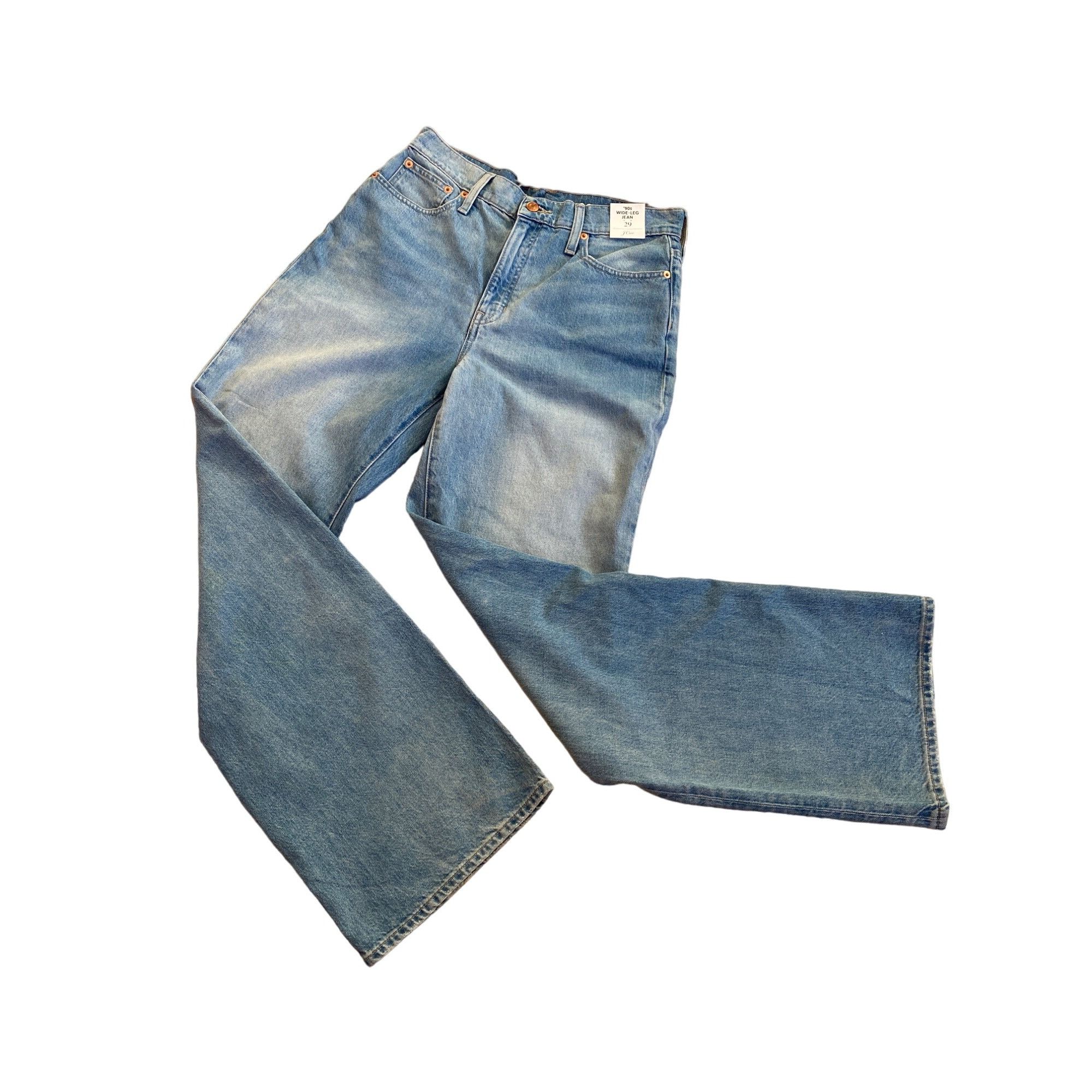 J.Crew NWT J.Crew $138 Women's 29 High-rise '90s wide-leg Jeans Med Size 29" - 14 Thumbnail