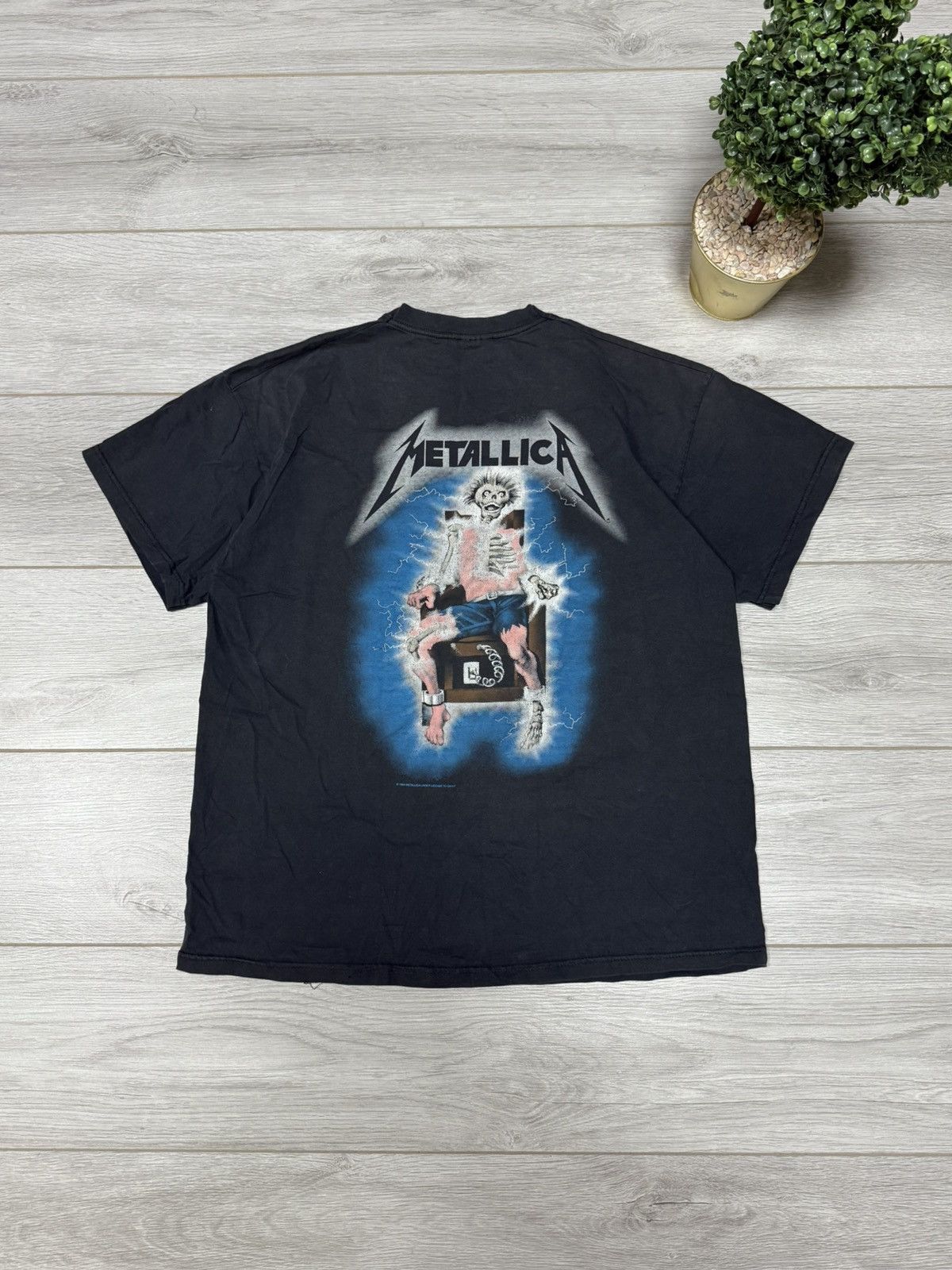 Metallica Vintage Metallica 1994 Metal Up Your Ass Tour Tee toilet Size US XL / EU 56 / 4 - 2 Thumbnail