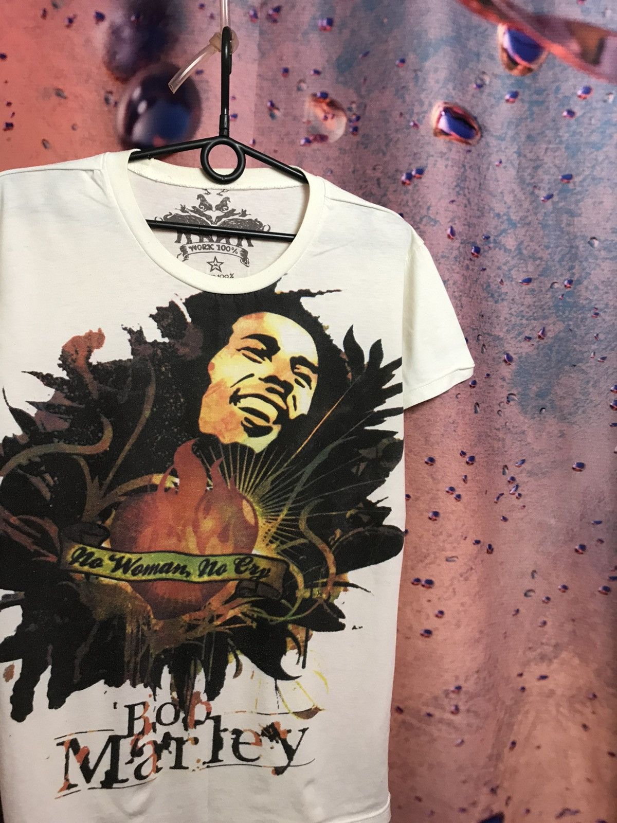 Bob Marley Vintage Bob Marley no woman no cry streetwear tee Size US M / EU 48-50 / 2 - 1 Thumbnail