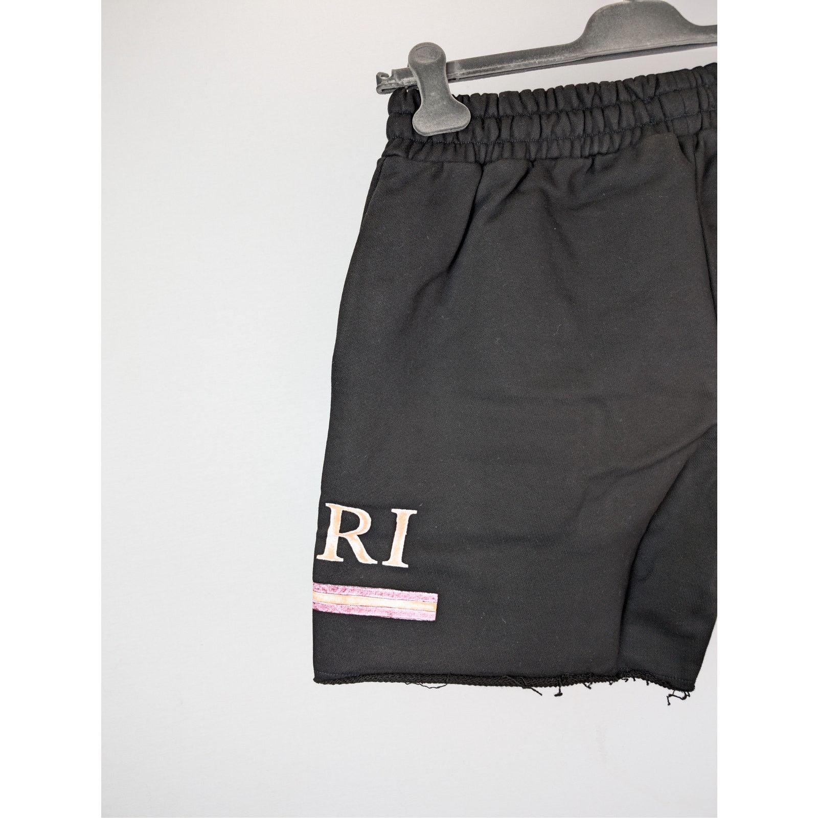 Amiri o1rshd1 MA Watercolor Bar Sweatshort in Black Size US 32 / EU 48 - 15 Thumbnail