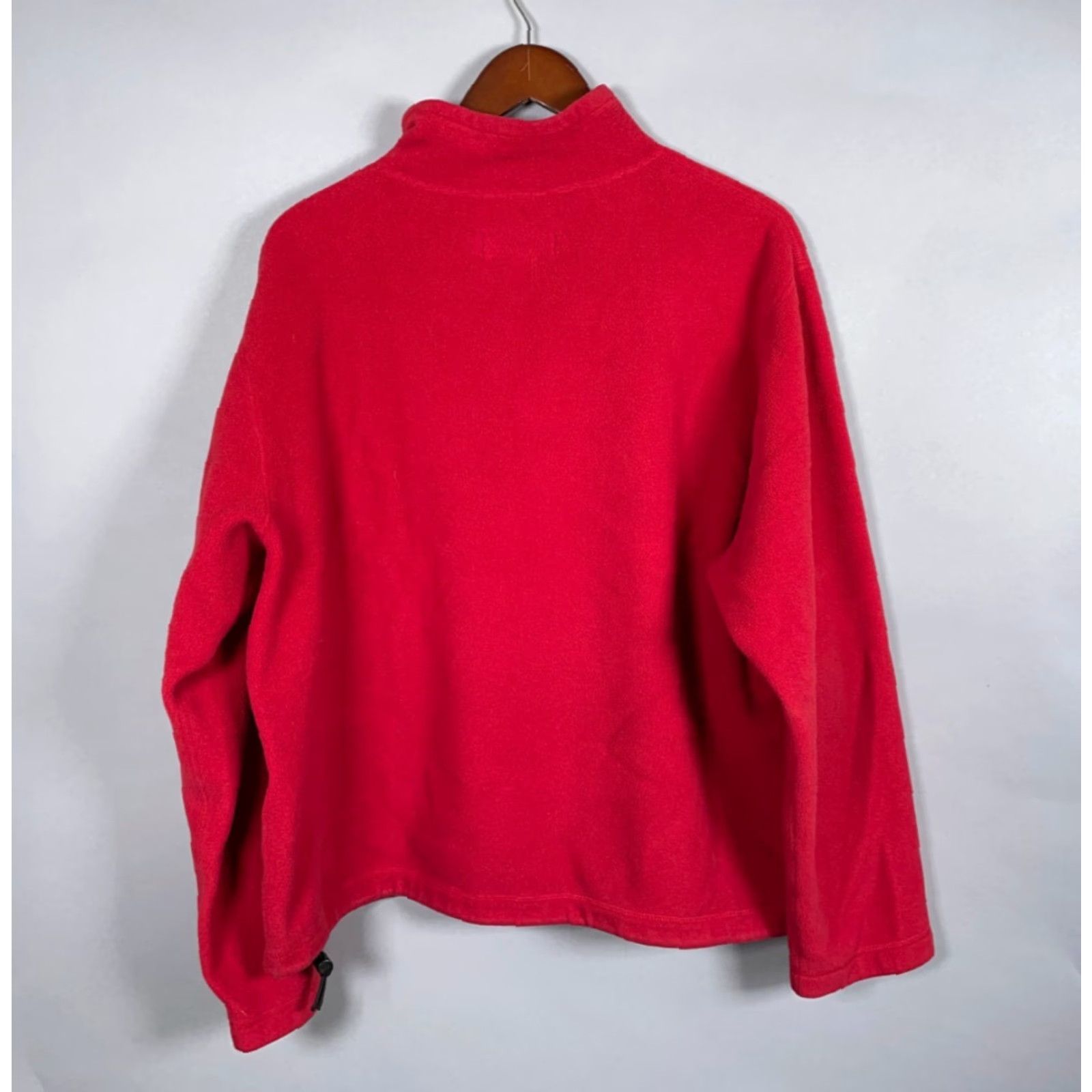 Vintage Vintage Polo Sport 1/4 Zip Fleece Pullover Adult XL Red Embroidered USA Made 90s Ralph Size US XL / EU 56 / 4 - 2 Thumbnail