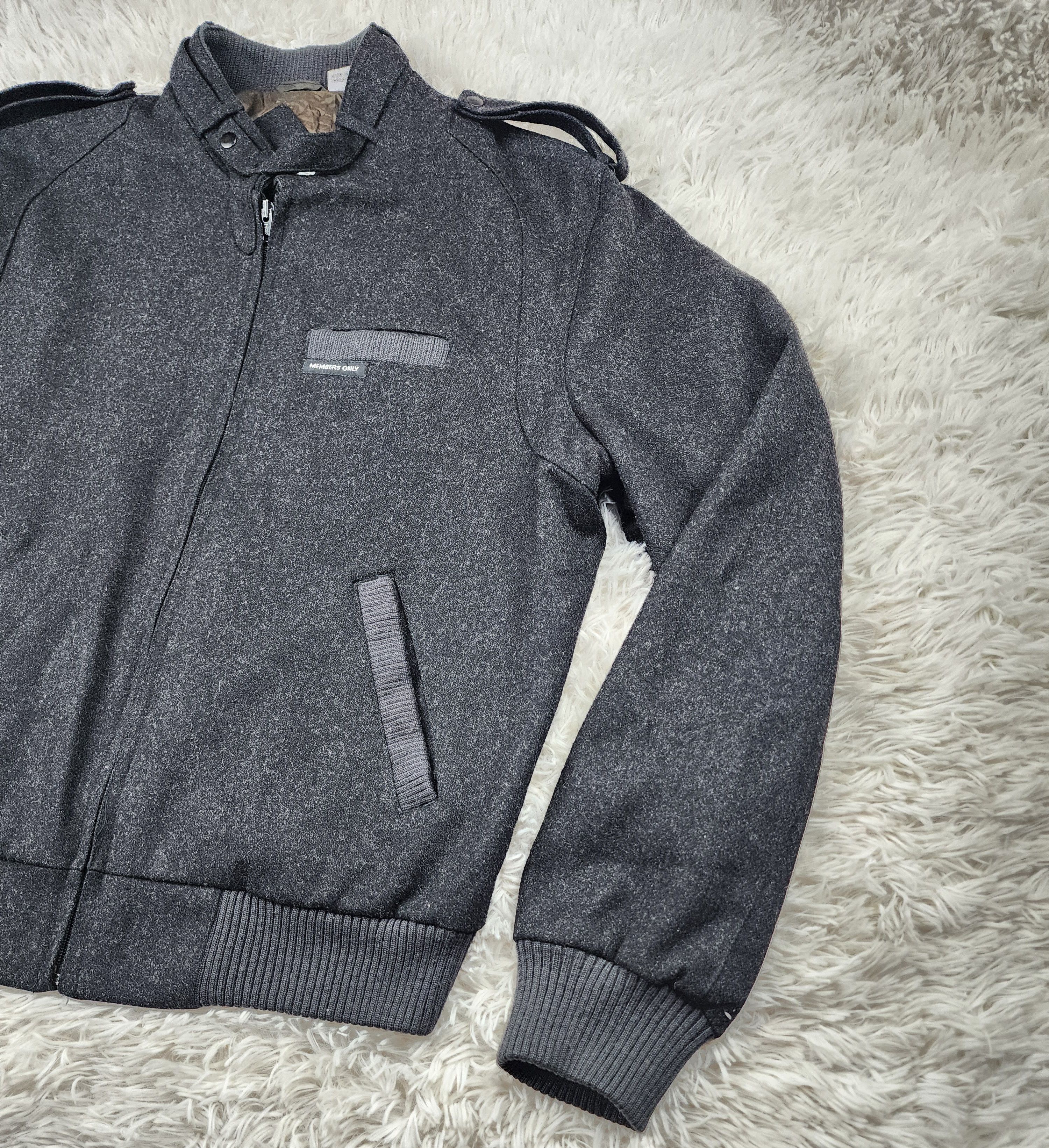 Members Only Members only wool blend black bomber jacket Size US XS / EU 42 / 0 - 2 Thumbnail