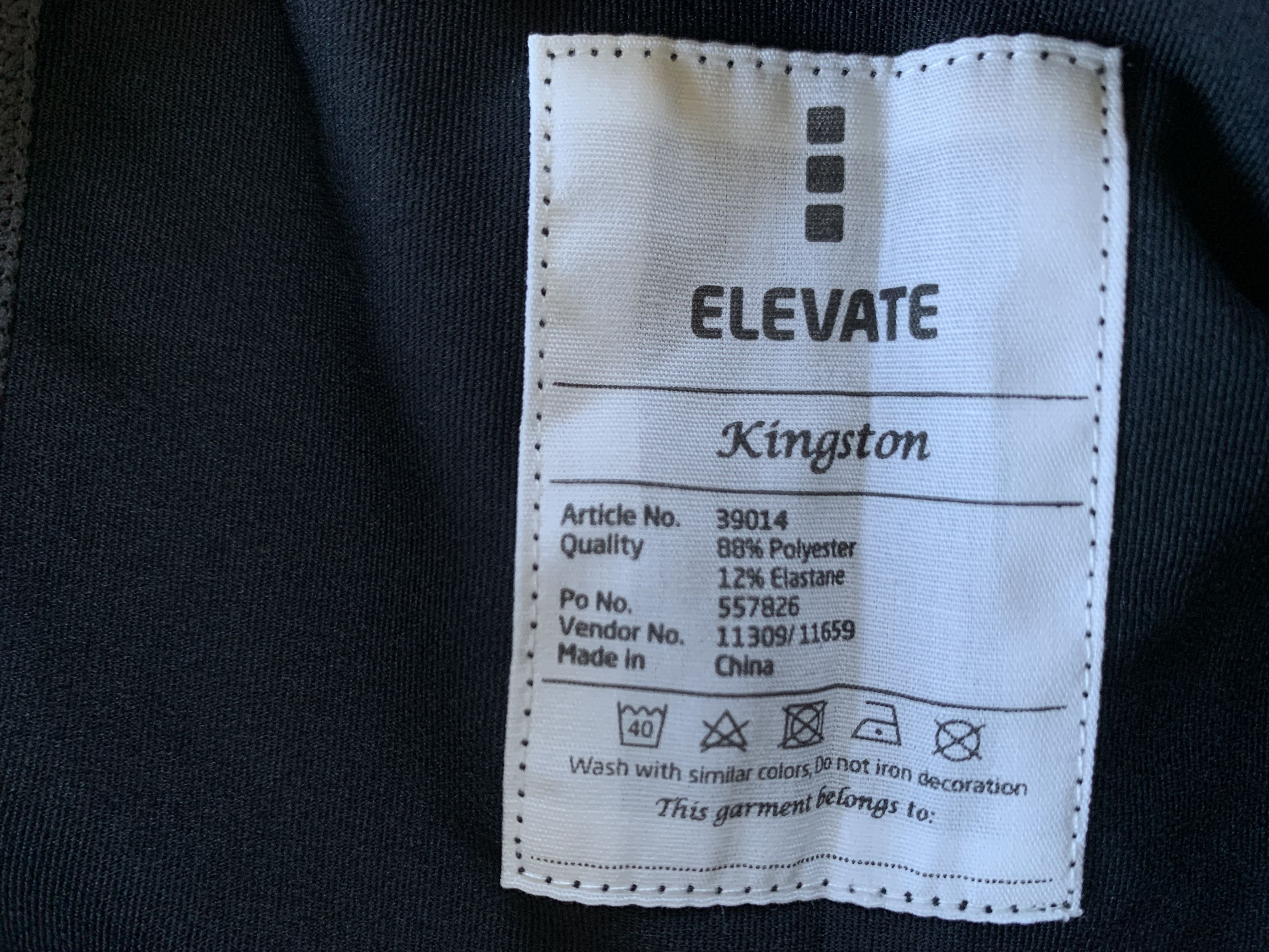 Sports Specialties Elevate Kingston Black Training T-Shirt Size US XXL / EU 58 / 5 - 6 Thumbnail