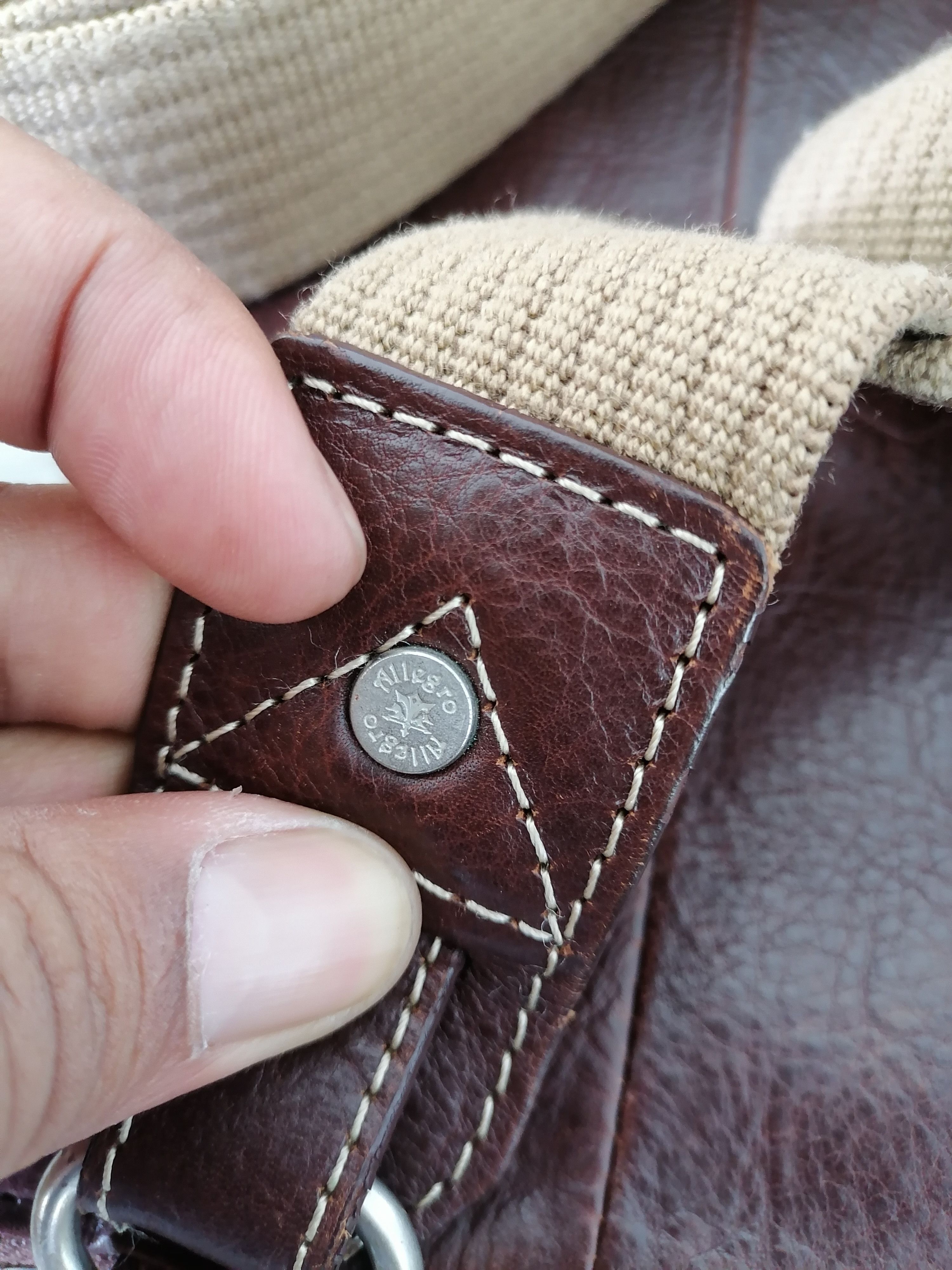 Japanese Brand × Leather Vintage Japan Nobel Allegro Leather Sling / Crossbody Bag Size ONE SIZE - 3 Thumbnail