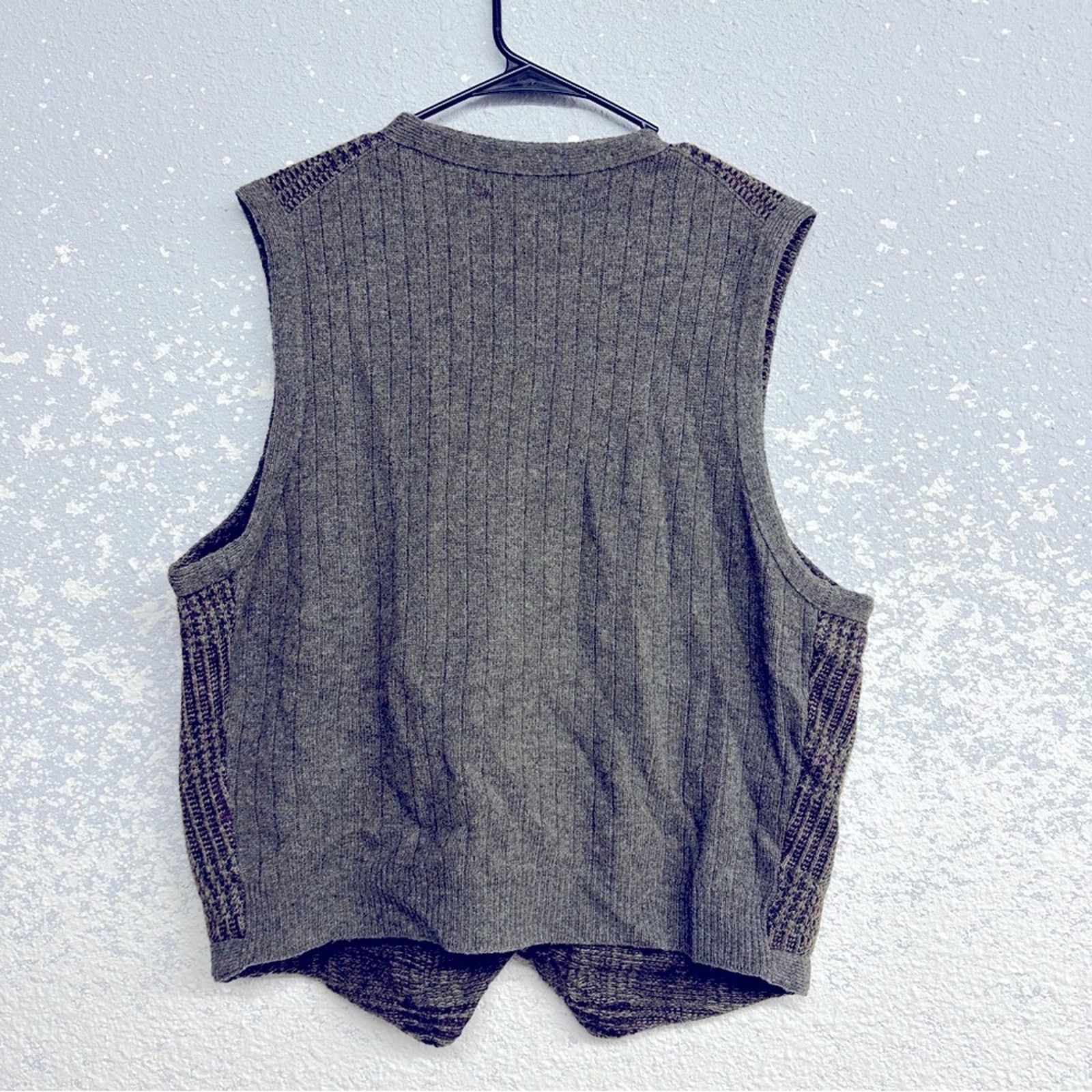 Ralph Lauren Men’s vtg 90s Wool Polo by Ralph Lauren vest sz XL Size US XL / EU 56 / 4 - 5 Thumbnail