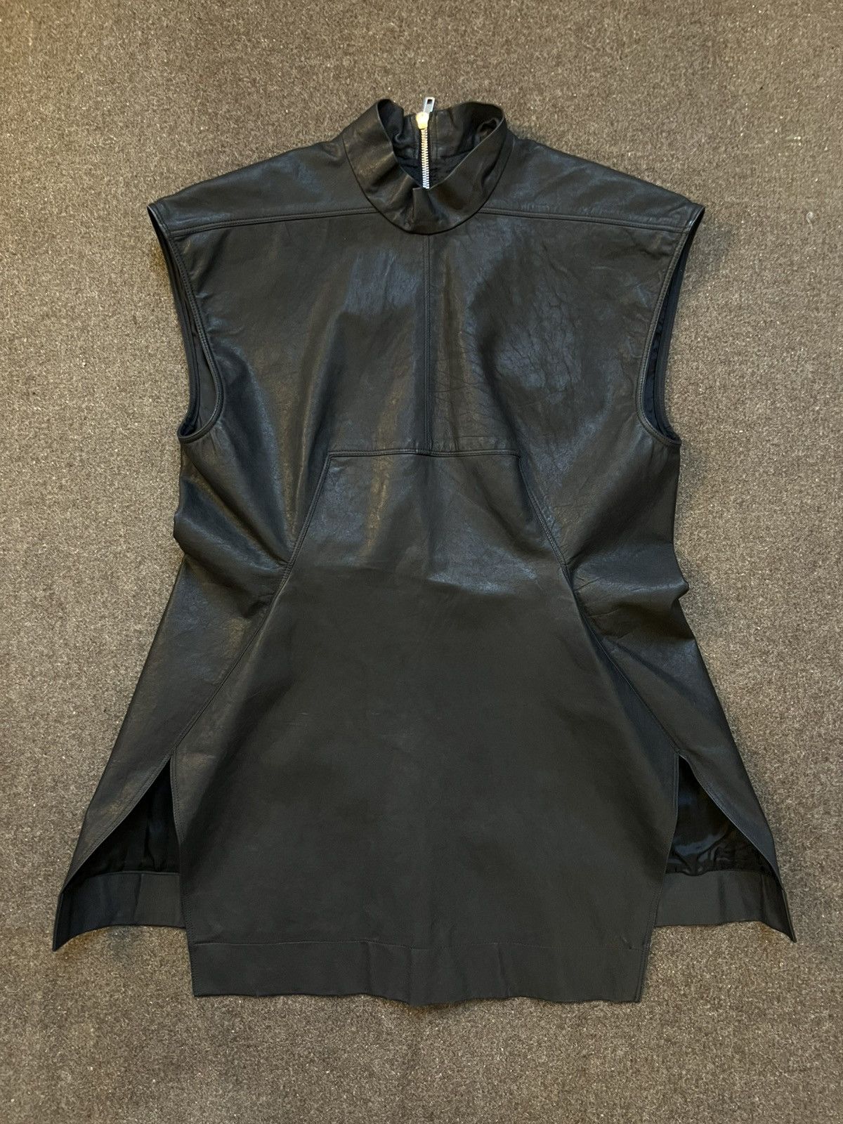 Rick Owens Rick Owens SS14 Leather Tunic Size US S / EU 44-46 / 1 - 3 Thumbnail