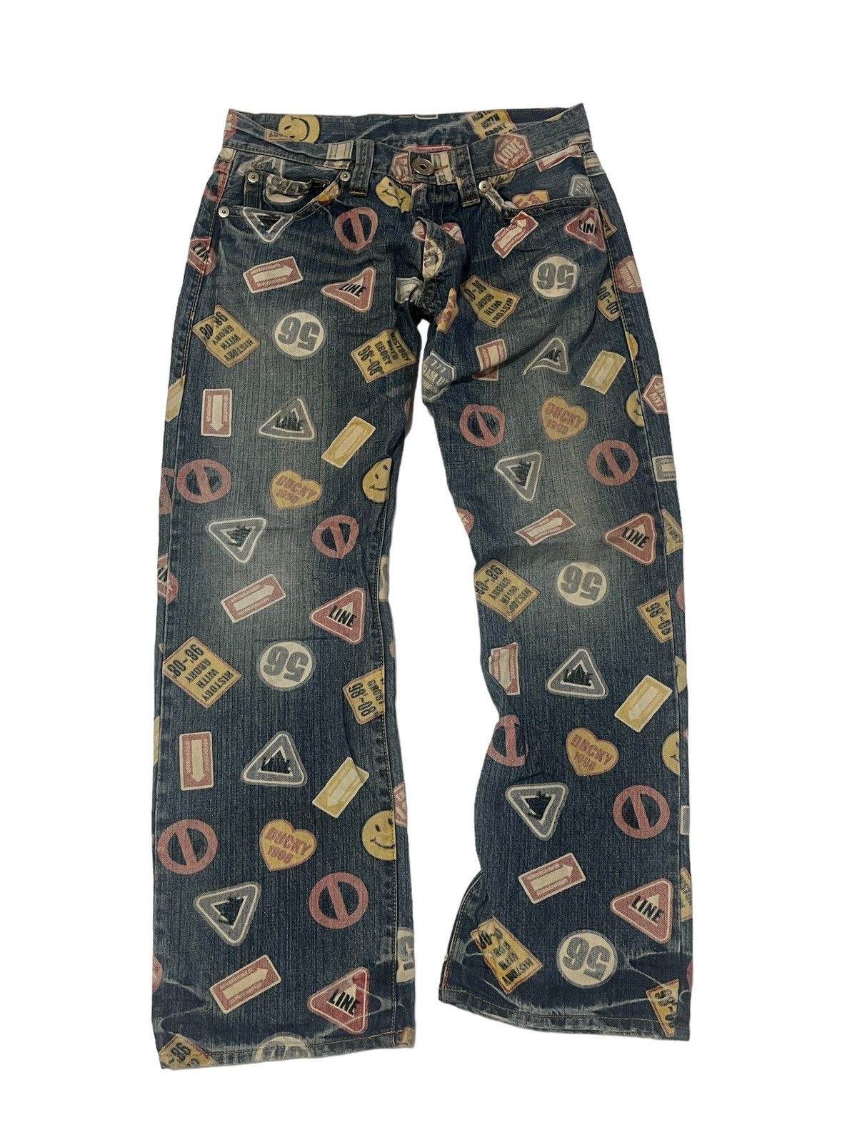 Hysteric Glamour × If Six Was Nine × Japanese Brand A Pair Co&Lu All Over Print Inspired by Hysteric Gla 32 x 29 Size US 32 / EU 48 - 11 Thumbnail