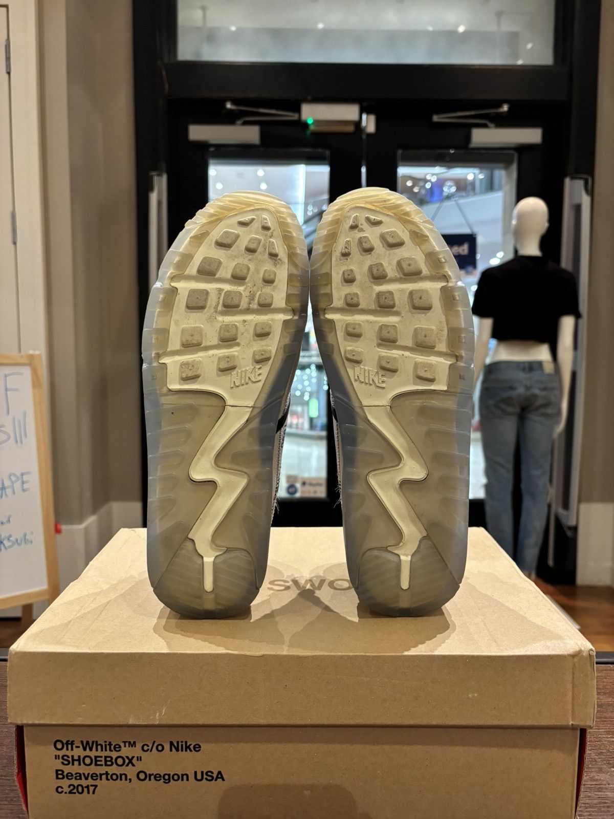 Nike × Off-White Nike Air Max 90 Off-White Size US 9 / EU 42 - 4 Thumbnail