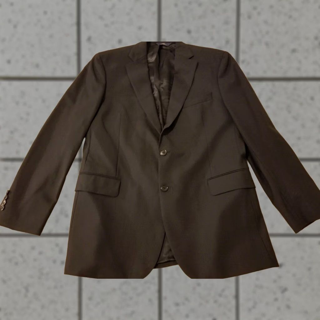 Brooks Brothers VINTAGE Brooks Brothers Wool Blazer 3-in-1 Jacket Mens Blazer Black 43R Wool Size 46R - 1 Thumbnail