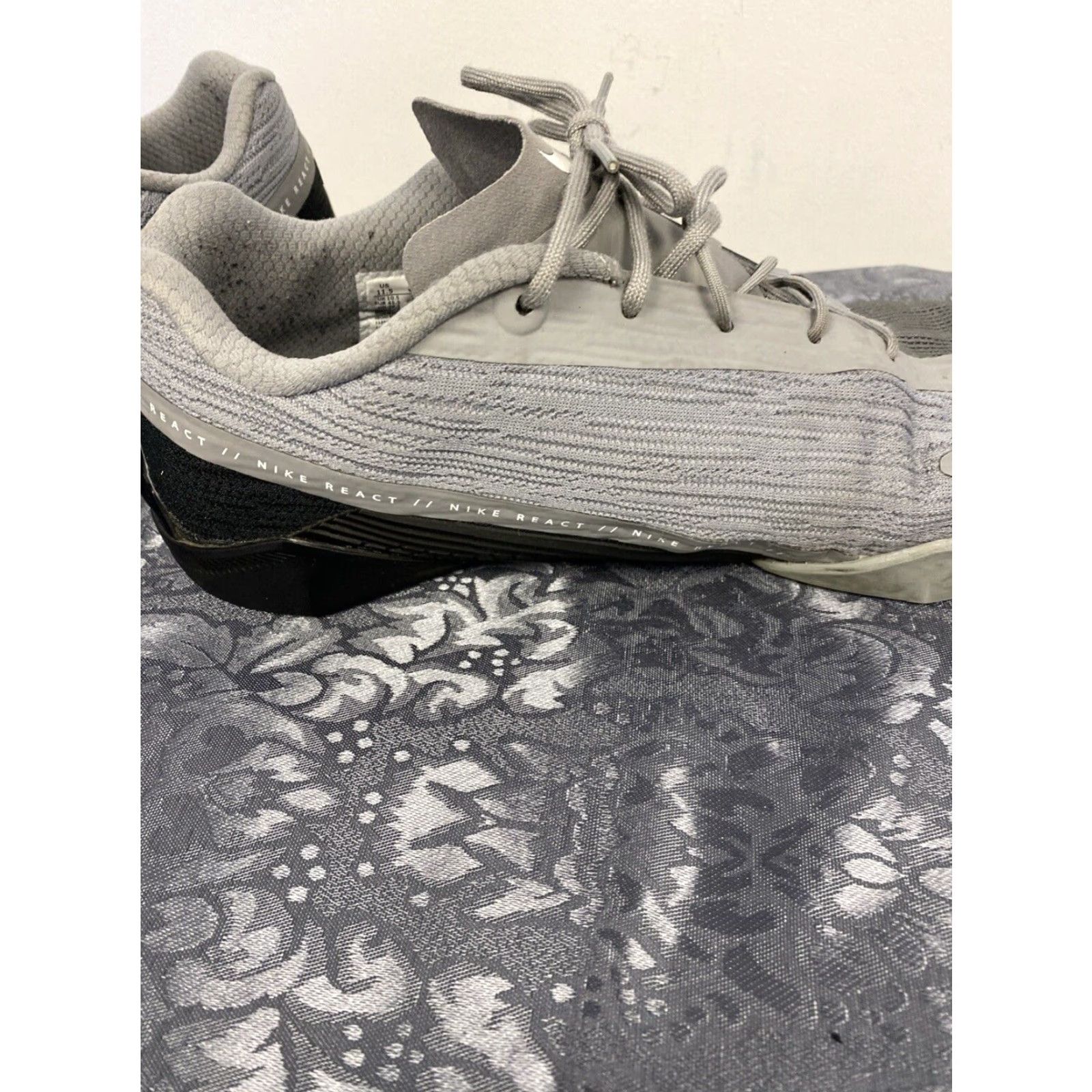 Nike NIKE React Metcon Turbo Athletic Sneakers Size 11.5 UK 11.5 Gray 2021 Mens Size US 12 / EU 45 - 7 Thumbnail