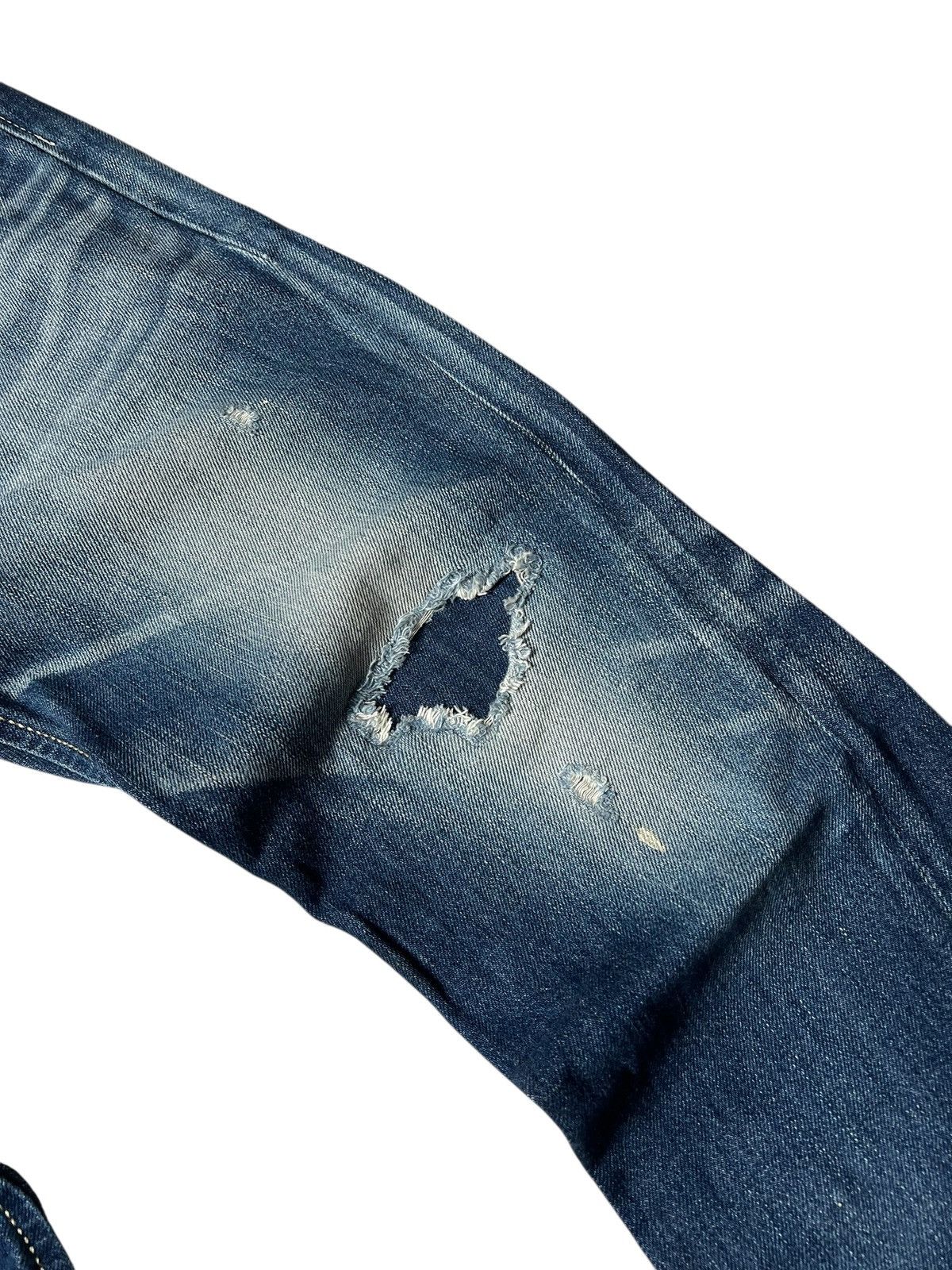 Edwin Edwin Blue Trip Destroyed Lgb Style Distressed Flared Pants Size US 32 / EU 48 - 8 Thumbnail