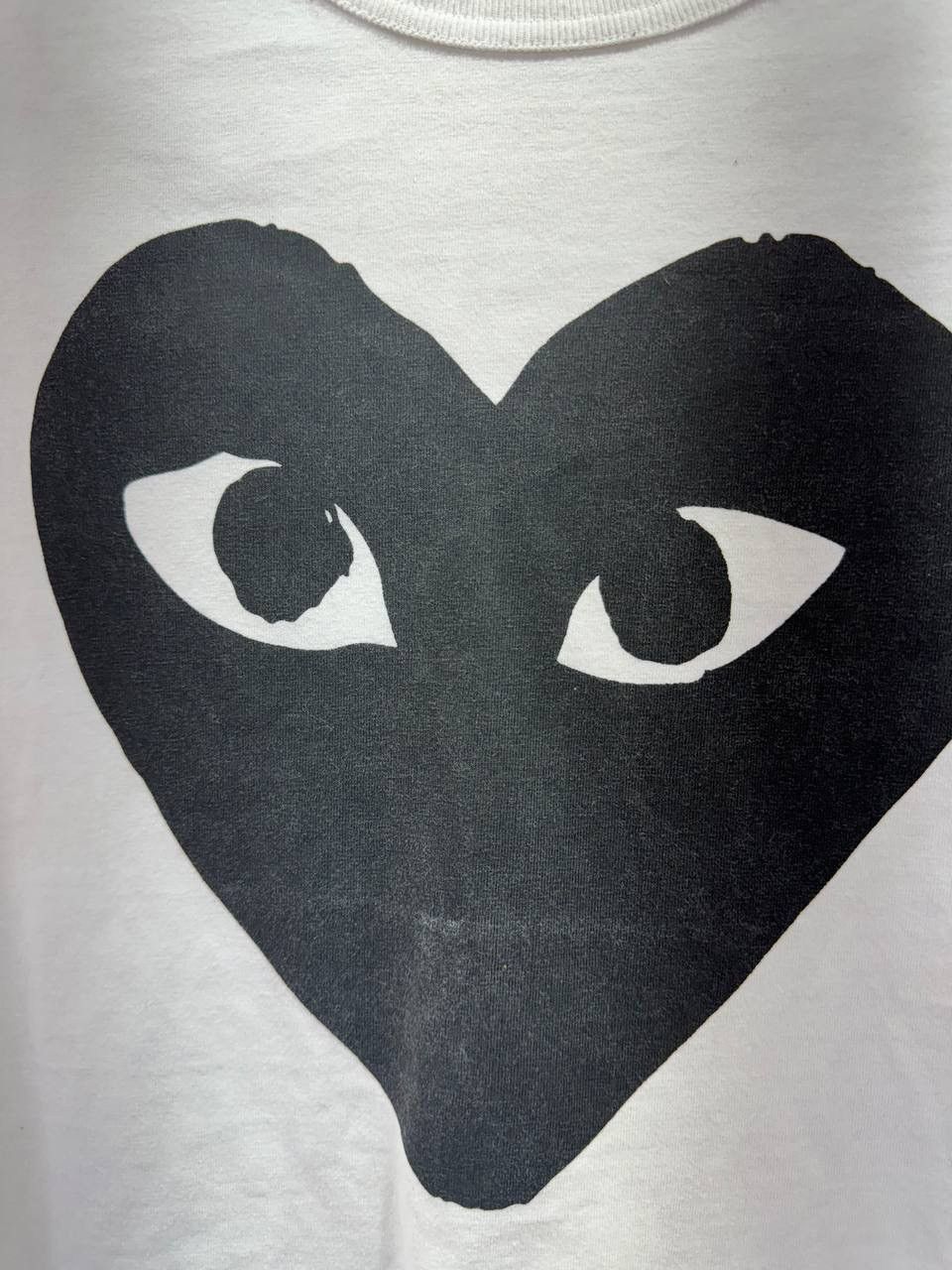 Comme des Garcons PLAY Come Des Garcons Big Heart T- Shirt Japan Size S / US 4 / IT 40 - 2 Thumbnail