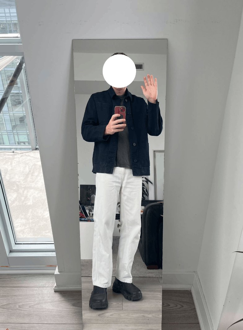 Calvin Klein × Calvin Klein 205W39NYC × Raf Simons calvin klein 205w39nyc cream white denim jeans Size US 31 - 2 Thumbnail
