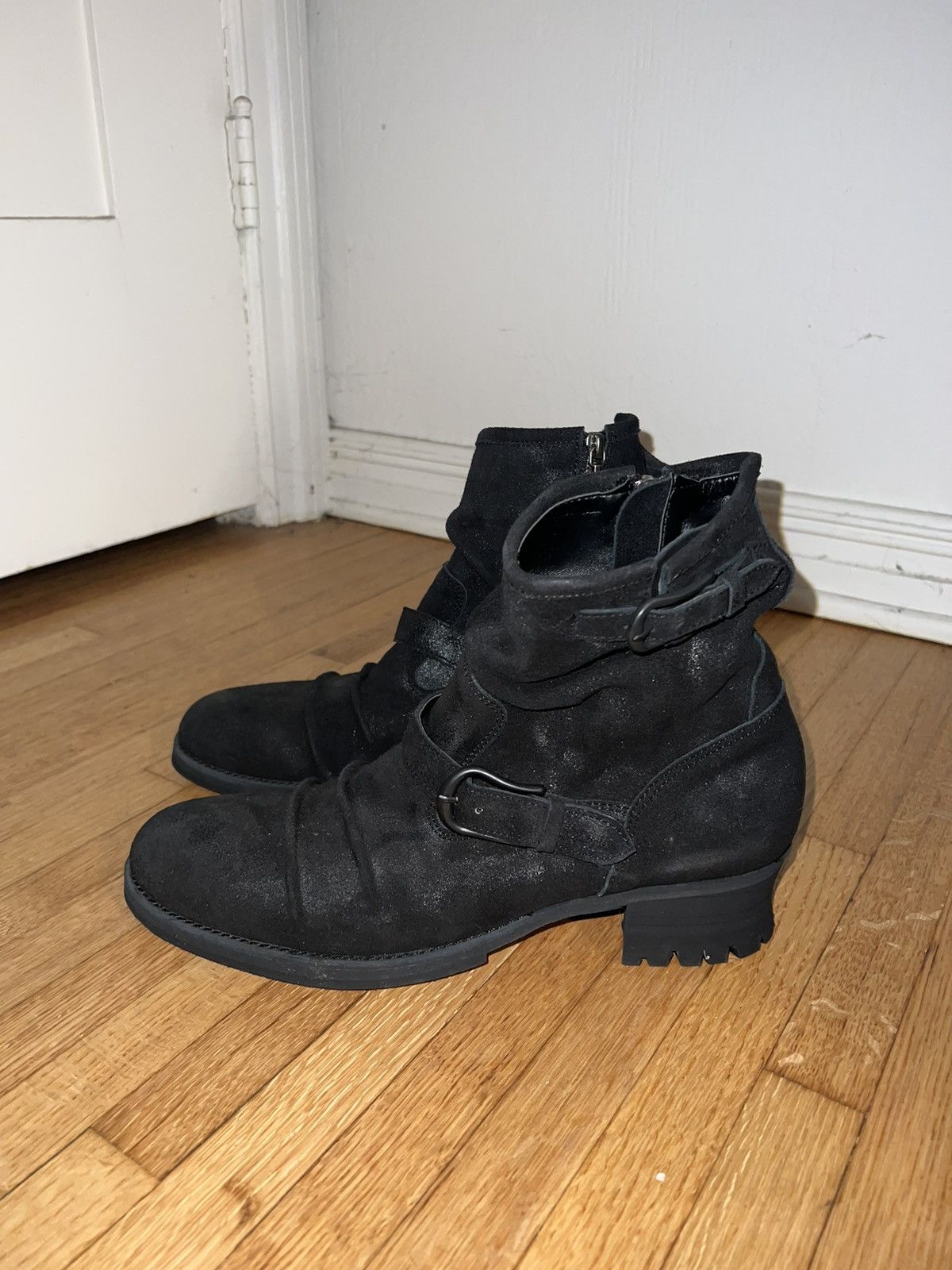 GOSTAR DE FUGA × Japanese Brand FUGA leather side zip biker boots