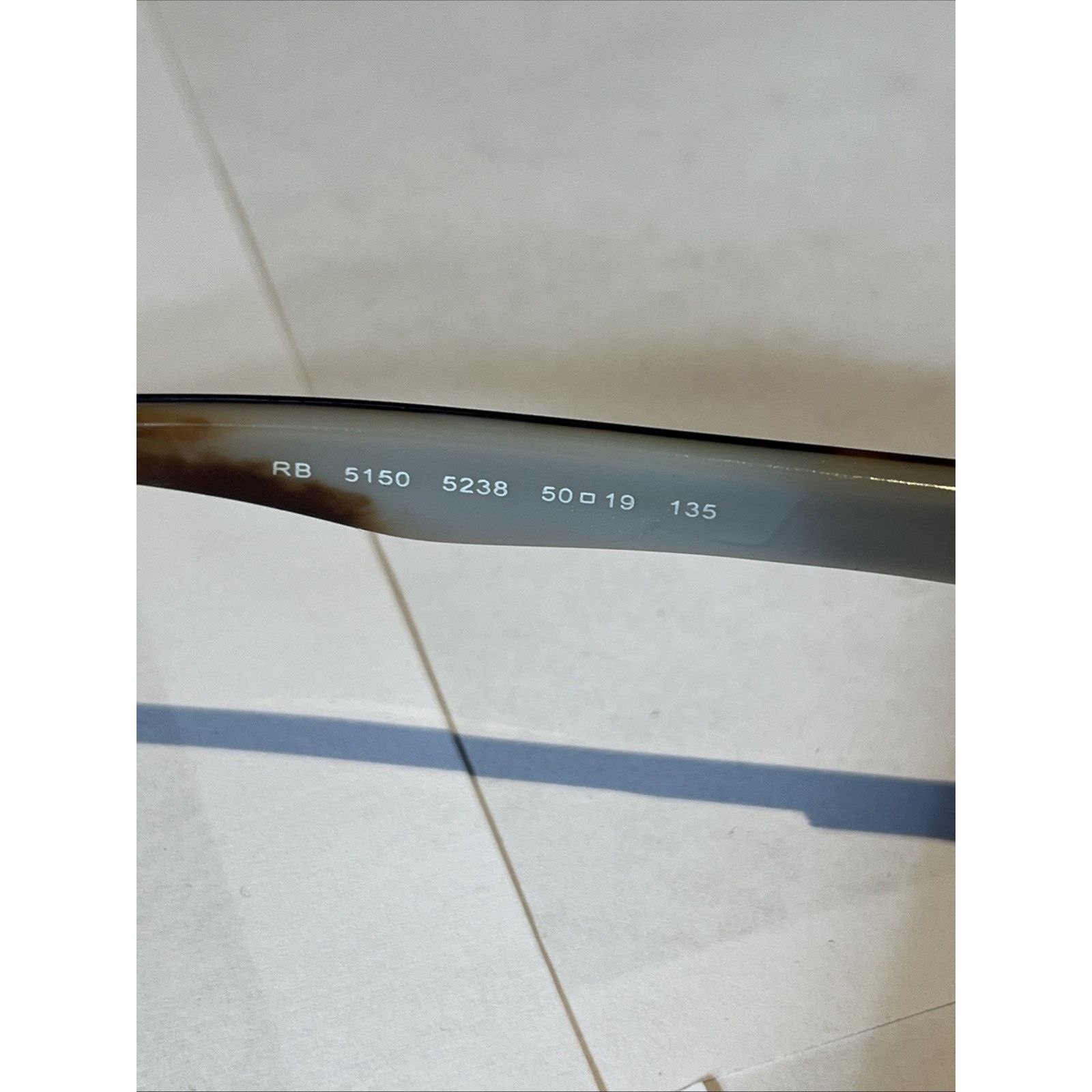 RayBan RAY-BAN RB5150 5238 Eyeglasses Women 50-19-135 Tortoise Grey Size ONE SIZE - 3 Thumbnail