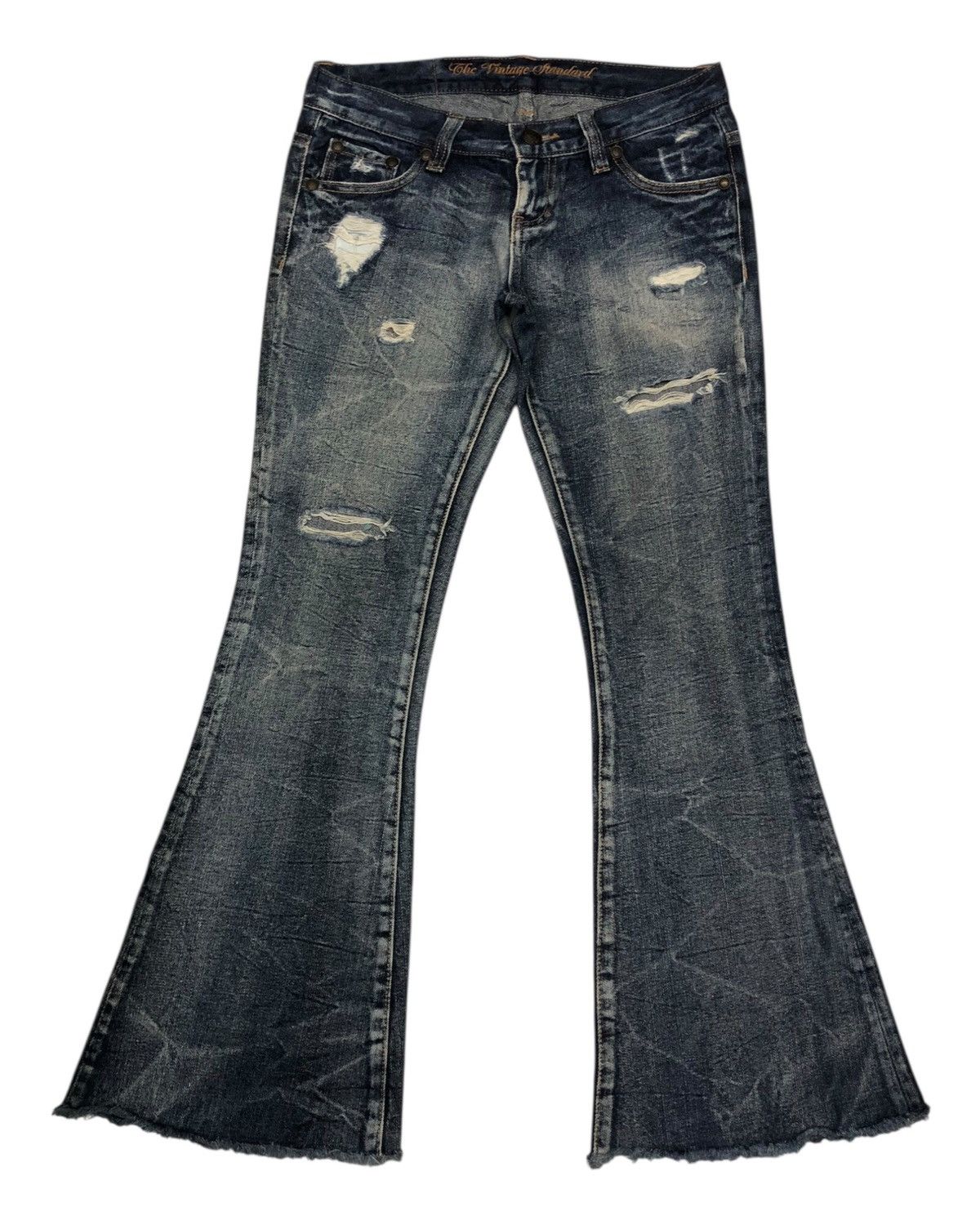 If Six Was Nine × Japanese Brand × Le Grande Bleu (L.G.B.) Vintage Flared Jeans IFSIXWASNINE Style The Vintage Standard Size 31" - 7 Thumbnail