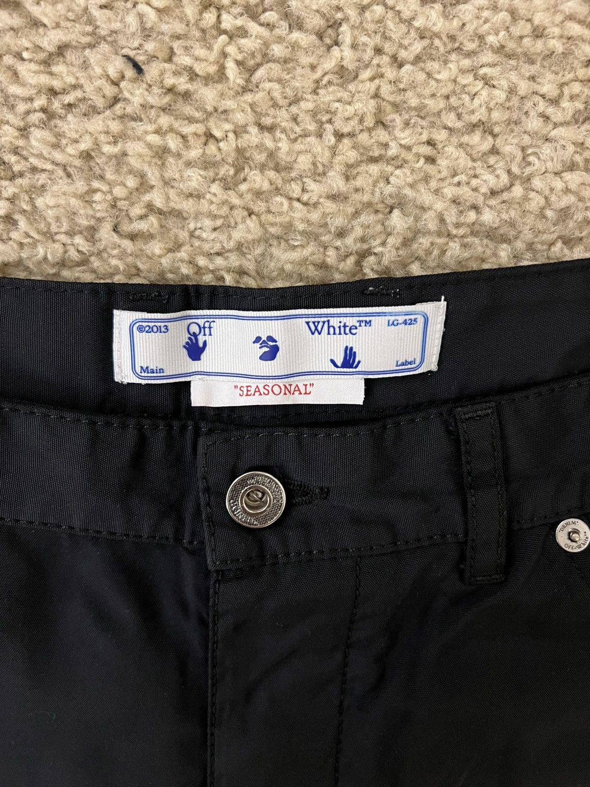 Off-White Off-White Wide Leg Trousers Size US 30 / EU 46 - 2 Thumbnail