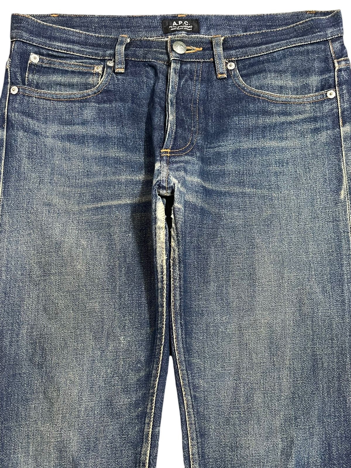A.P.C. Vintage A.P.C Petit Selvedge Blue Wash Jeans Droit Etroit Size US 32 / EU 48 - 4 Thumbnail